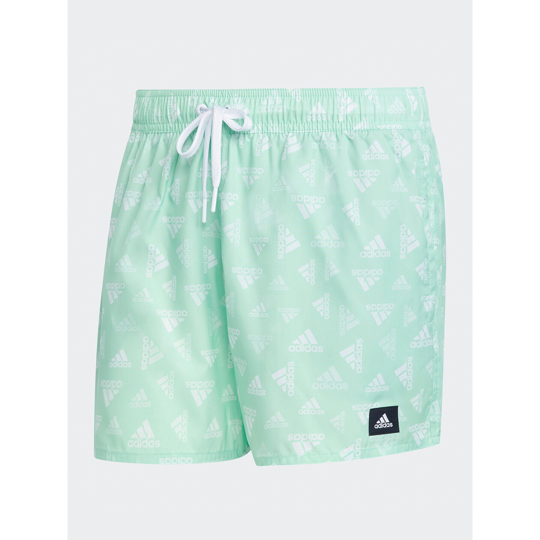 adidas Plavecké šortky Logo Print CLX Swim Shorts Very Short Length HT4344 Zelená Regular Fit - Pepit.sk