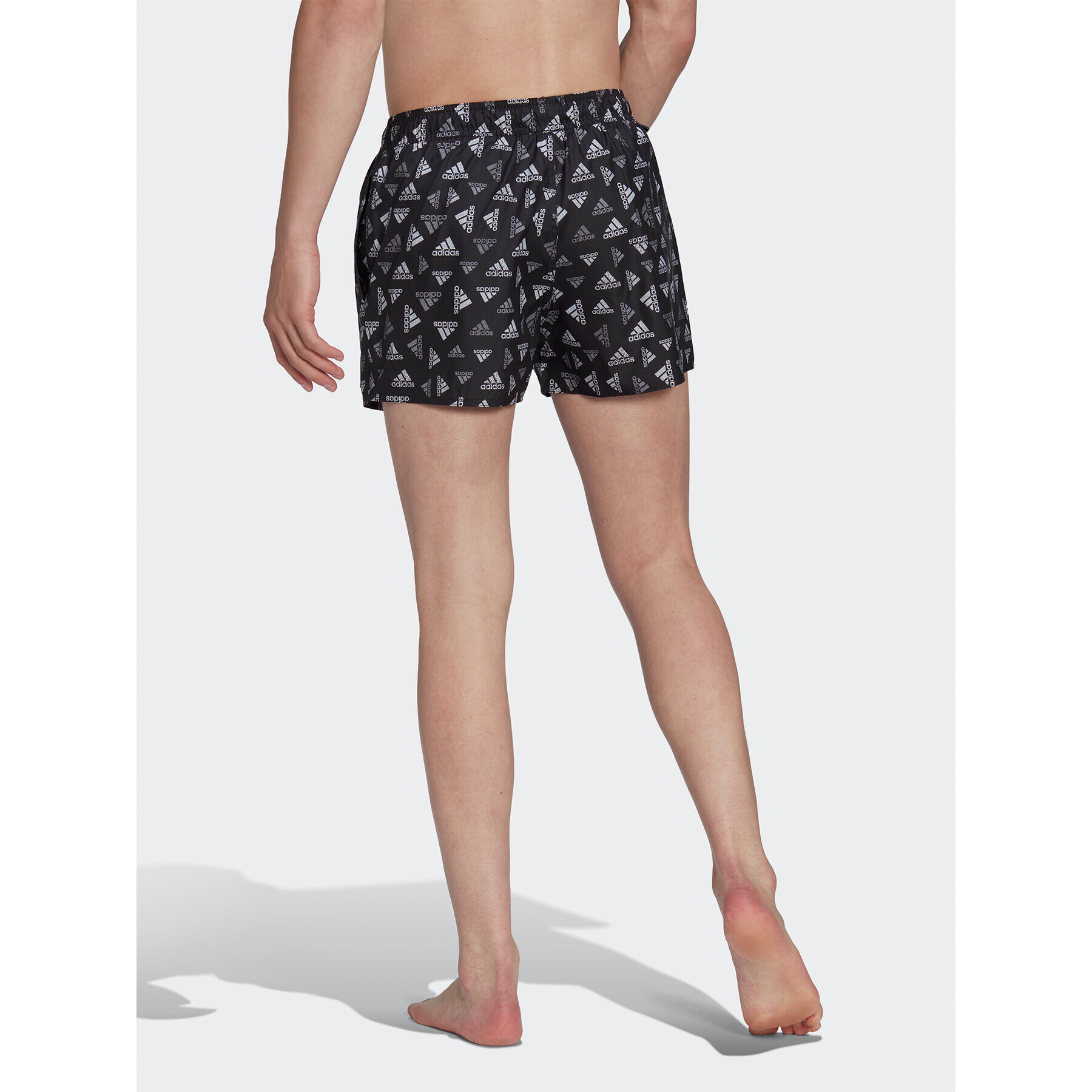 adidas Plavecké šortky Logo Print CLX Swim Shorts Very Short Length HT4345 Čierna Regular Fit - Pepit.sk