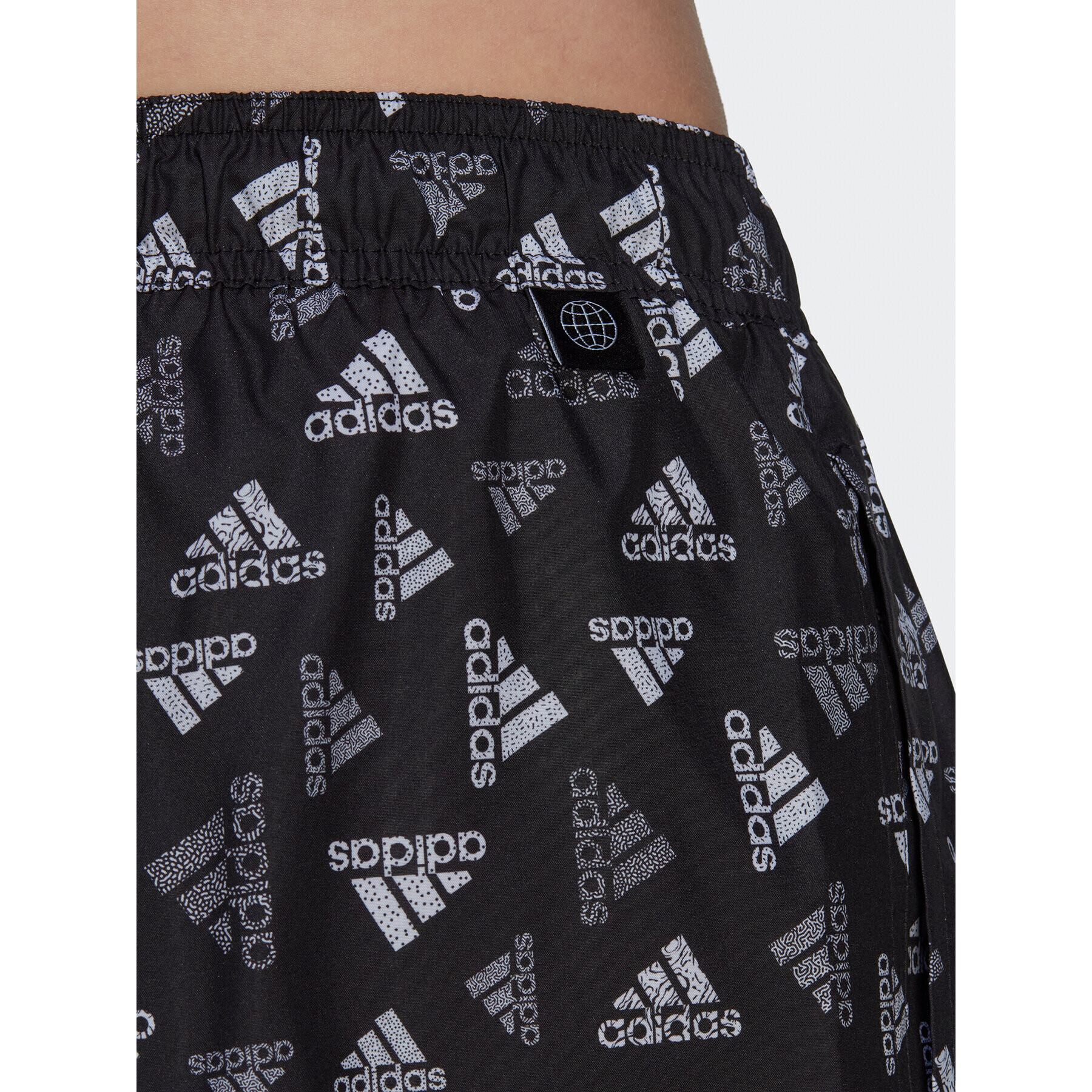 adidas Plavecké šortky Logo Print CLX Swim Shorts Very Short Length HT4345 Čierna Regular Fit - Pepit.sk