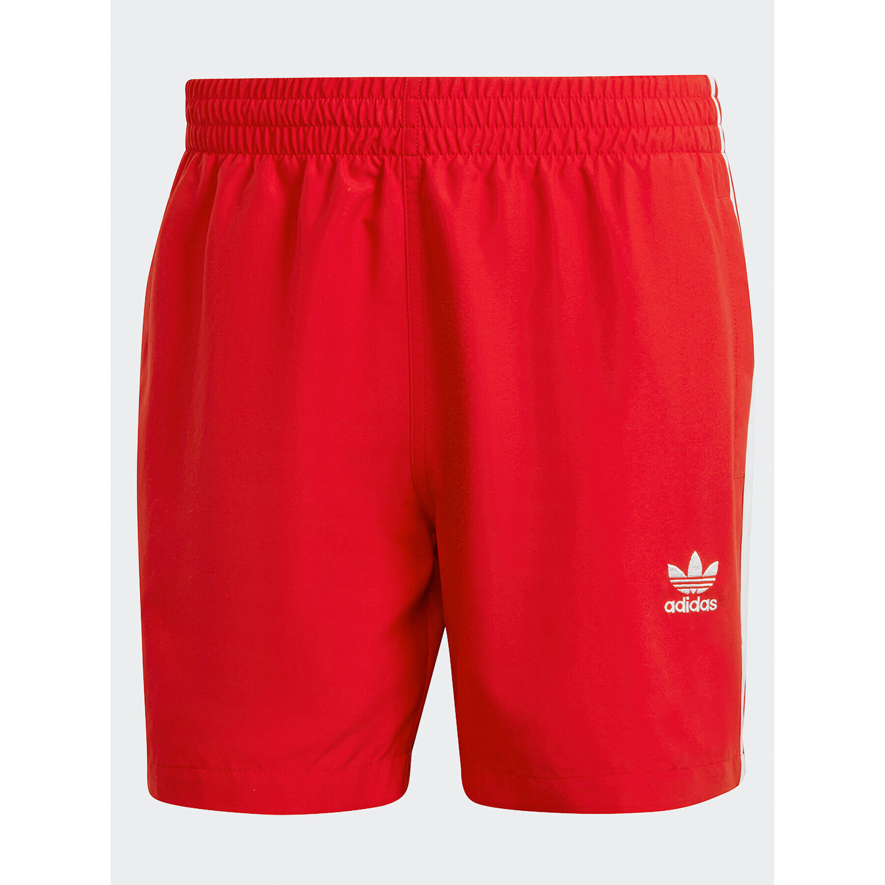 adidas Plavecké šortky Originals Adicolor 3-Stripes Swim Shorts H44768 Červená Regular Fit - Pepit.sk