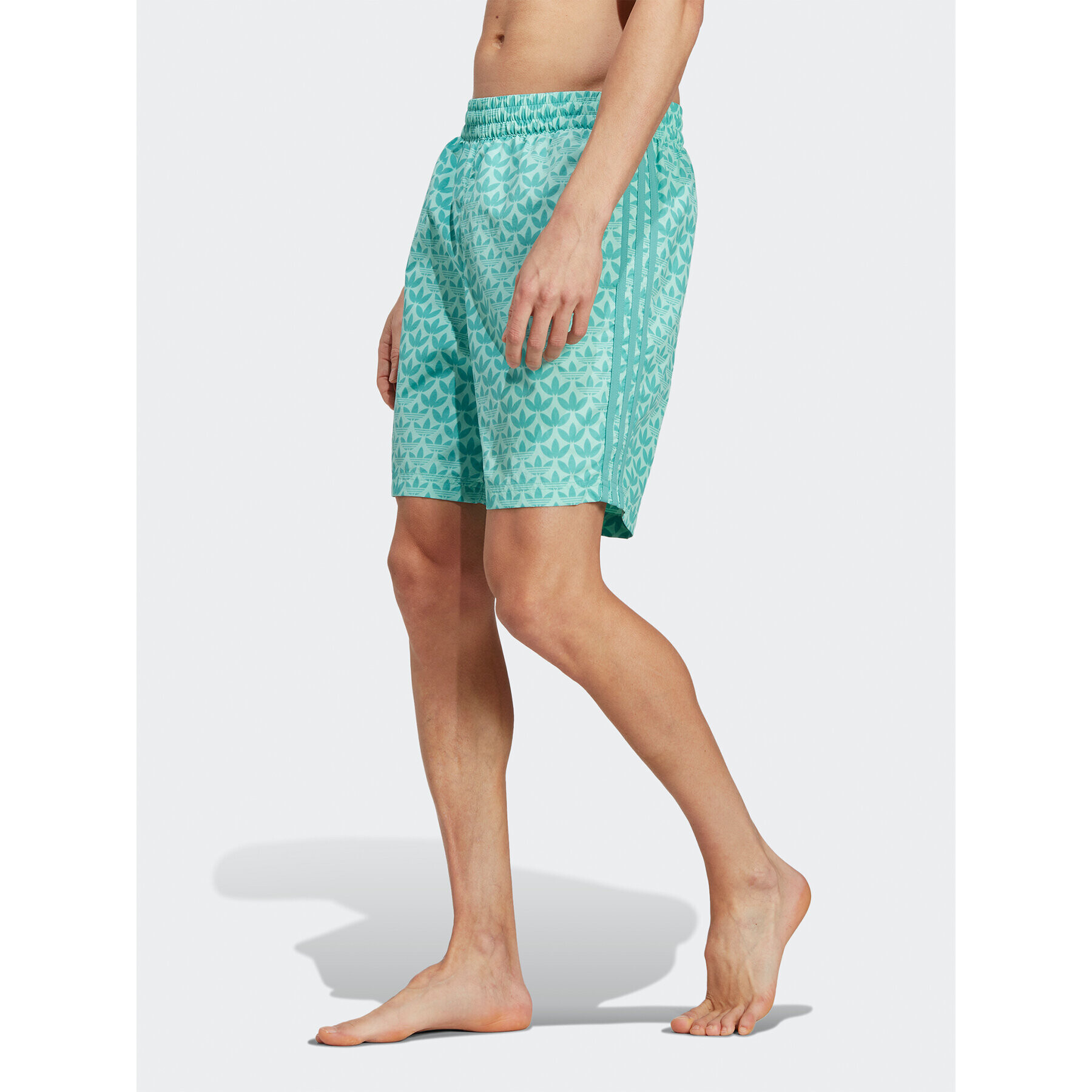 adidas Plavecké šortky Originals Monogram Swim Shorts H44773 Modrá Regular Fit - Pepit.sk