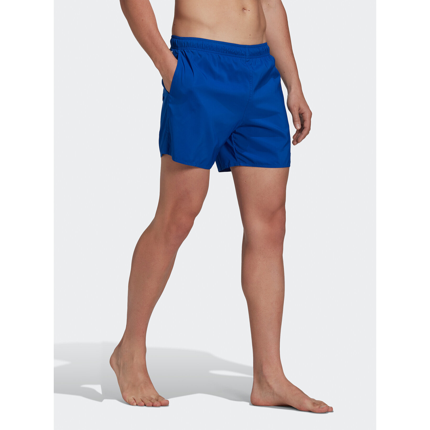 adidas Plavecké šortky Short Length Solid Swim Shorts HP1773 Modrá Regular Fit - Pepit.sk