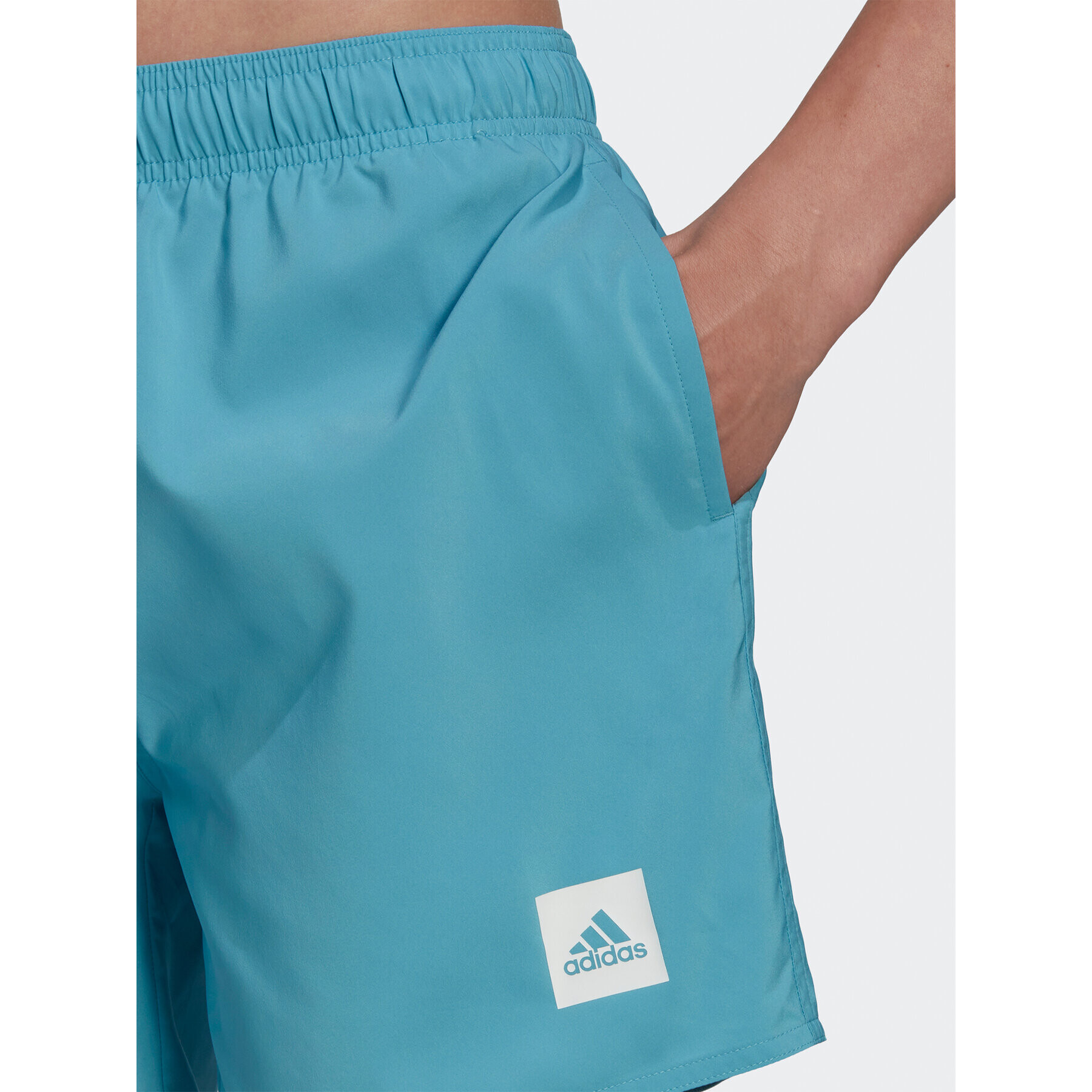 adidas Plavecké šortky Short Length Solid Swim Shorts HT2161 Modrá Regular Fit - Pepit.sk