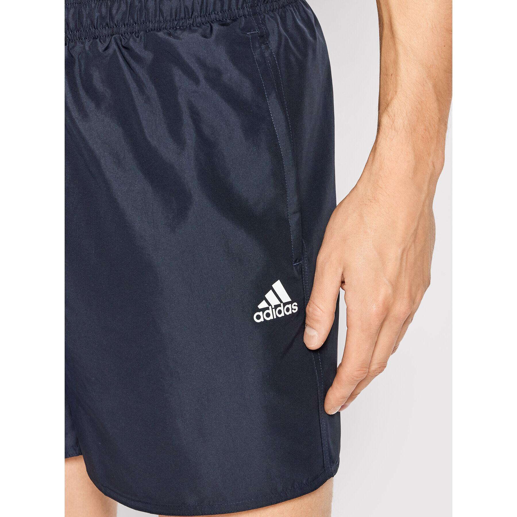 adidas Plavecké šortky Solid GQ1084 Tmavomodrá Regular Fit - Pepit.sk