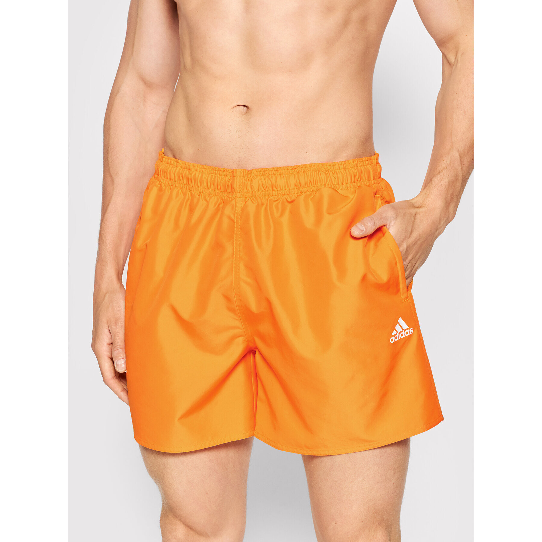 adidas Plavecké šortky Solid Swim HA0375 Oranžová Regular Fit - Pepit.sk