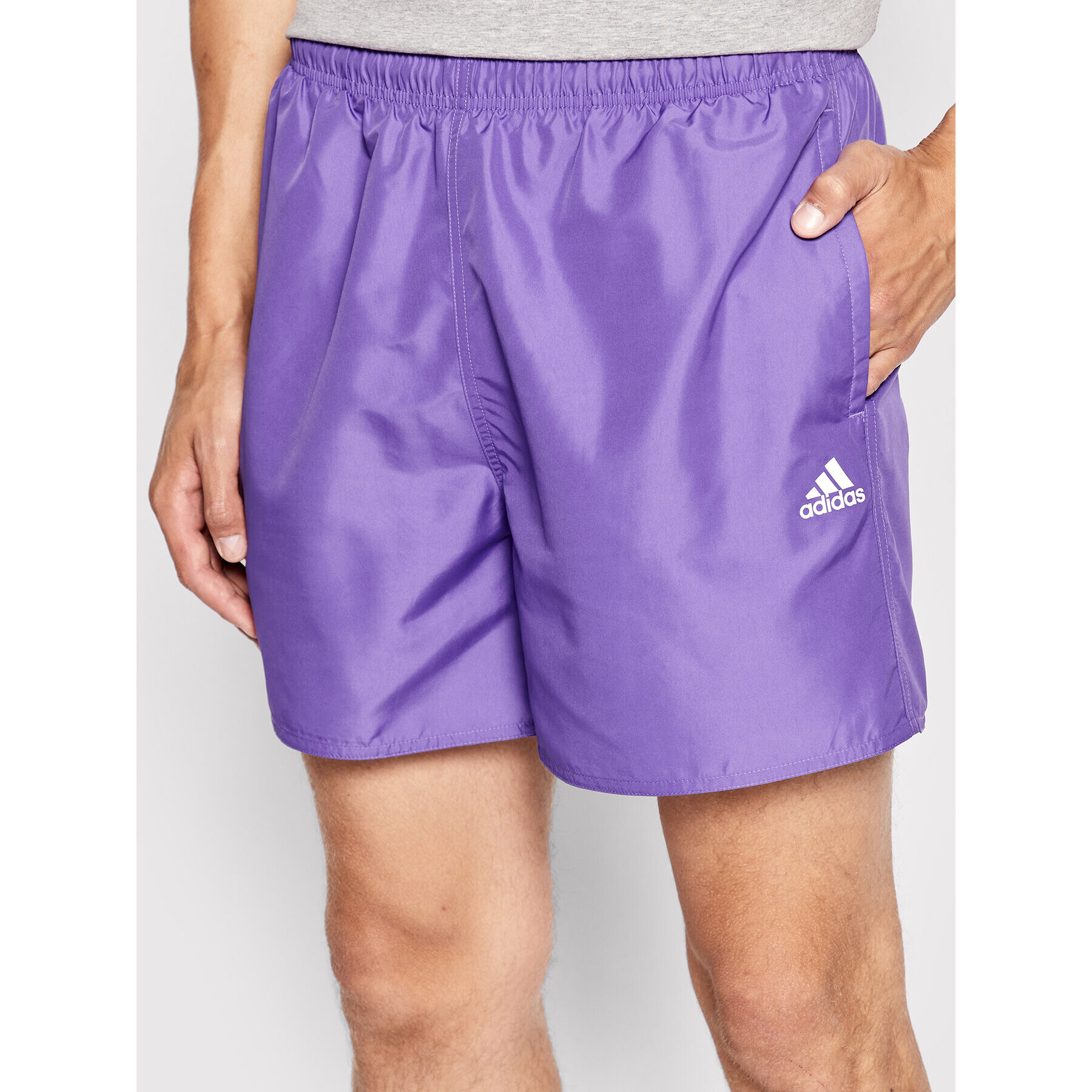 adidas Plavecké šortky Solid Swim HA0389 Fialová Regular Fit - Pepit.sk