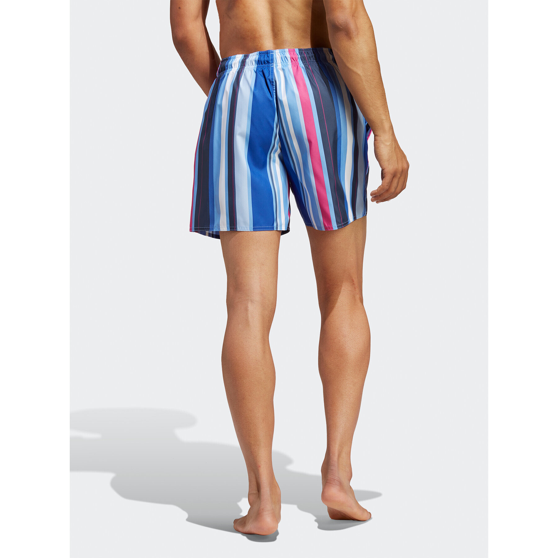 adidas Plavecké šortky Striped Swim Shorts IA7752 Modrá Regular Fit - Pepit.sk