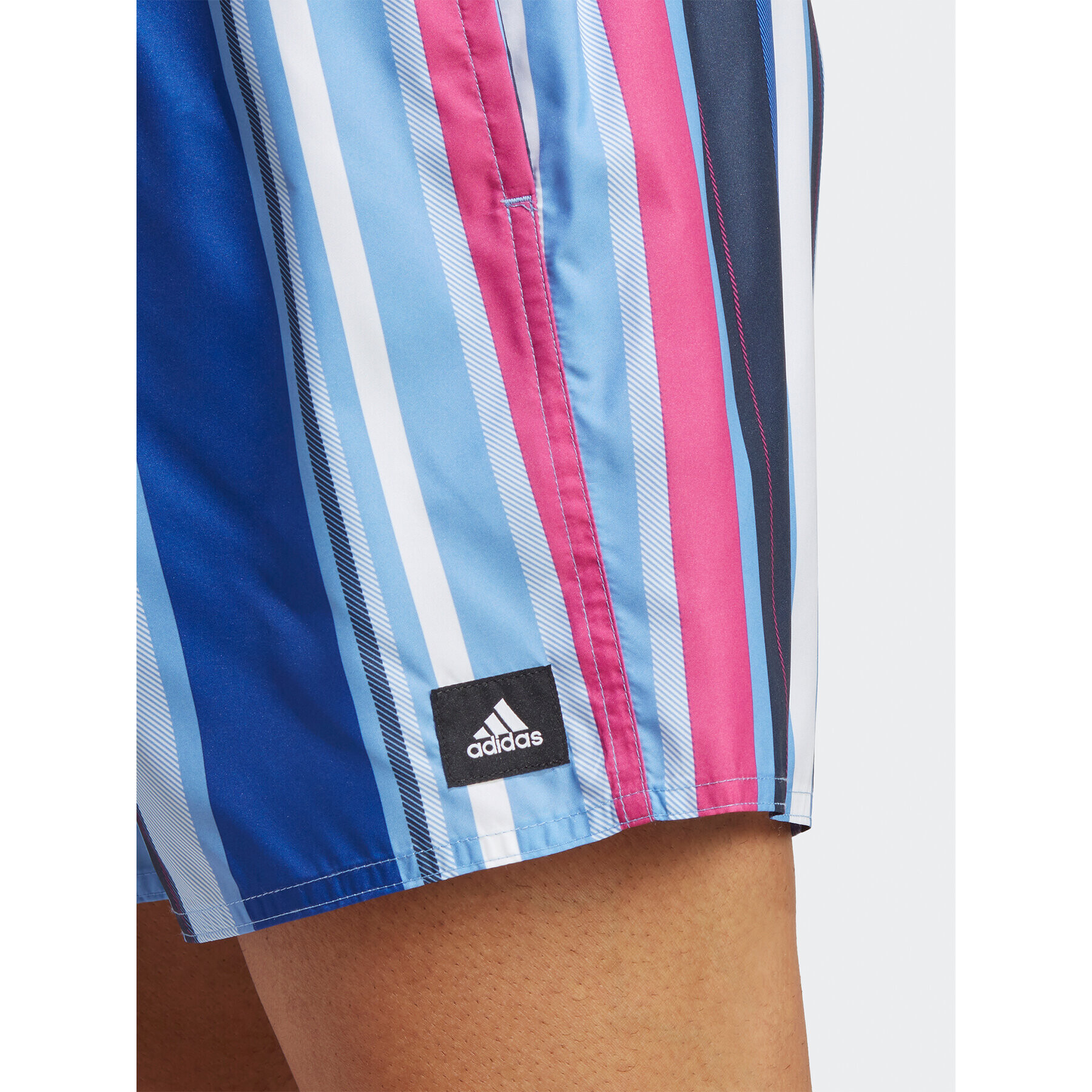 adidas Plavecké šortky Striped Swim Shorts IA7752 Modrá Regular Fit - Pepit.sk