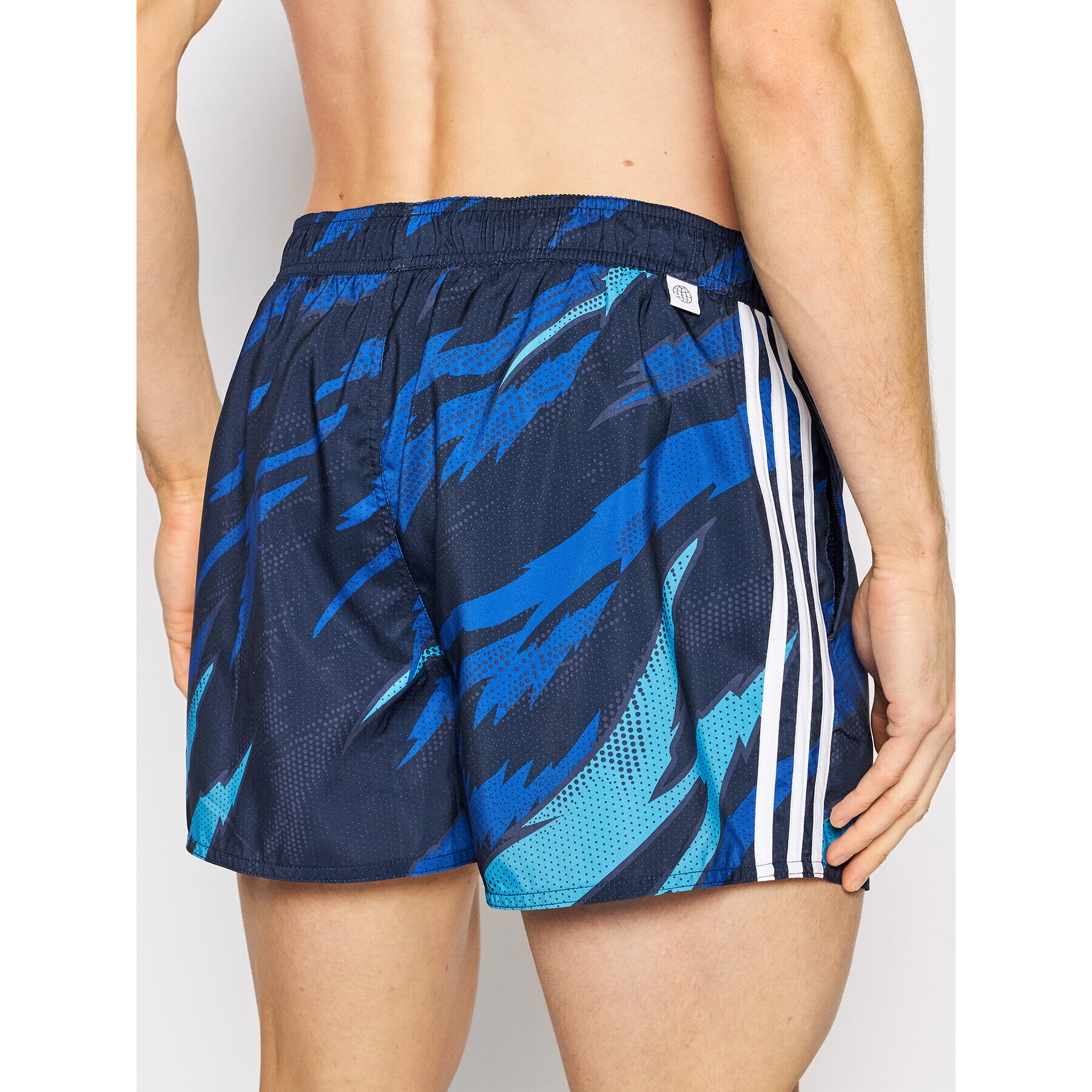 adidas Plavecké šortky Very Length Graphic HA1368 Tmavomodrá Regular Fit - Pepit.sk