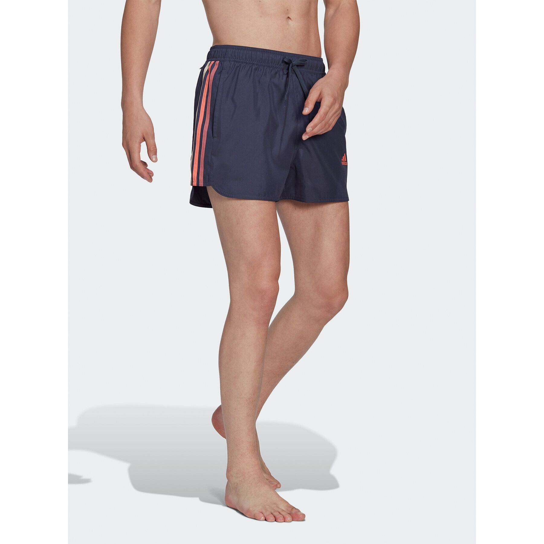 adidas Plavecké šortky Very Short Length Retro Split Swim Shorts HT4348 Modrá Regular Fit - Pepit.sk