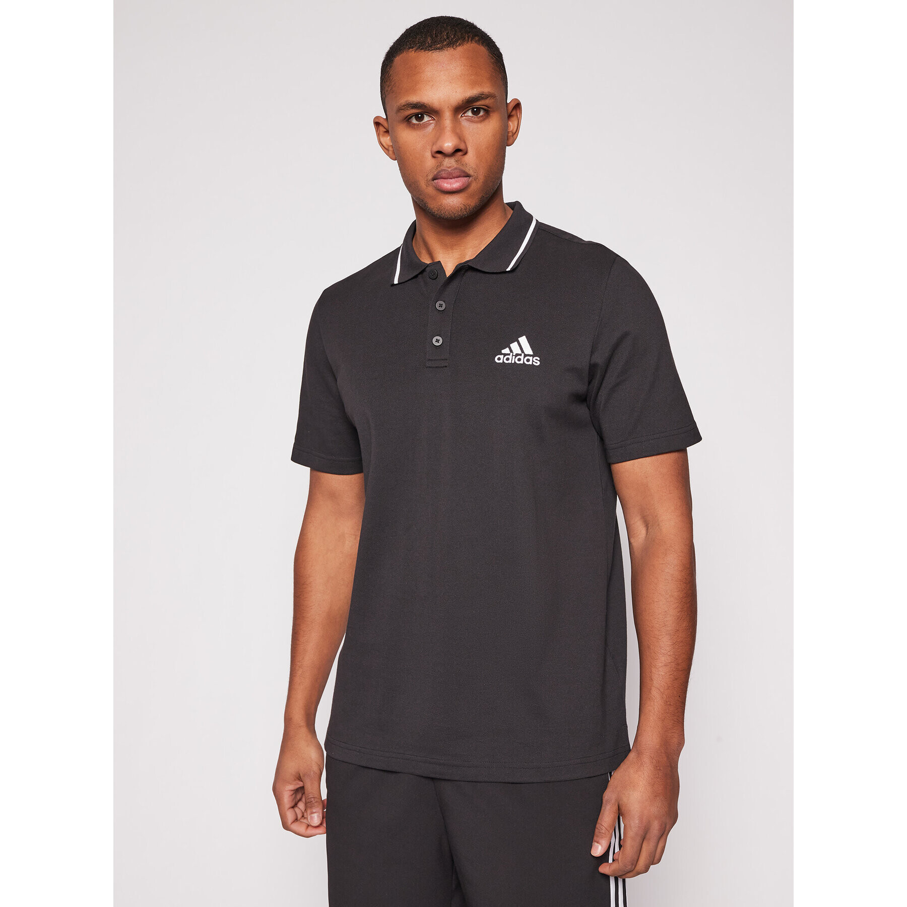 adidas Polokošeľa M Sl Pq Ps GK9027 Čierna Regular Fit - Pepit.sk