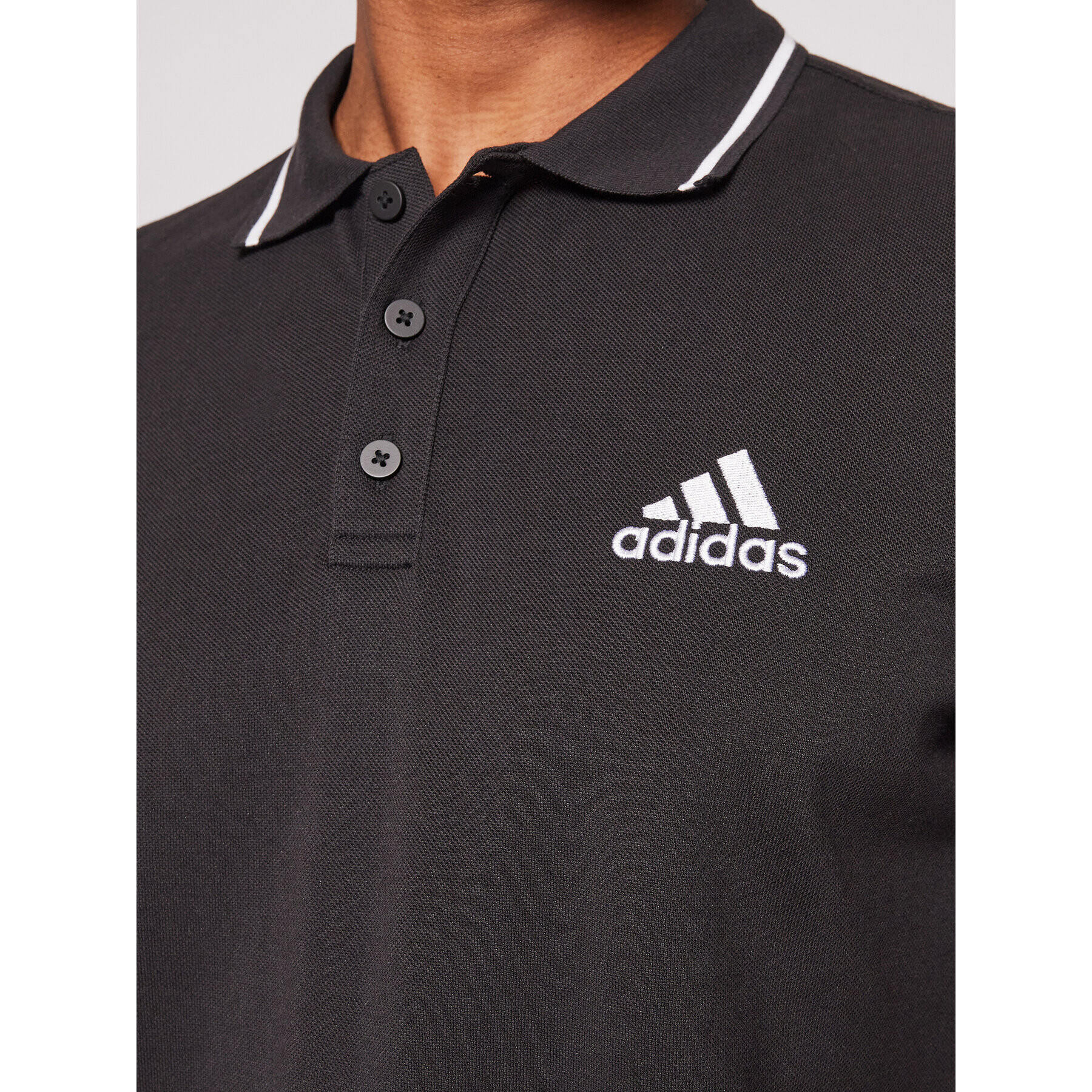 adidas Polokošeľa M Sl Pq Ps GK9027 Čierna Regular Fit - Pepit.sk