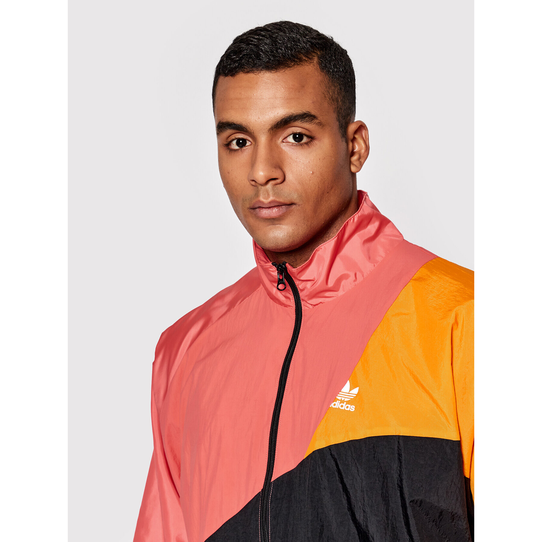 adidas Prechodná bunda adicolor Colorblock HC4500 Farebná Relaxed Fit - Pepit.sk