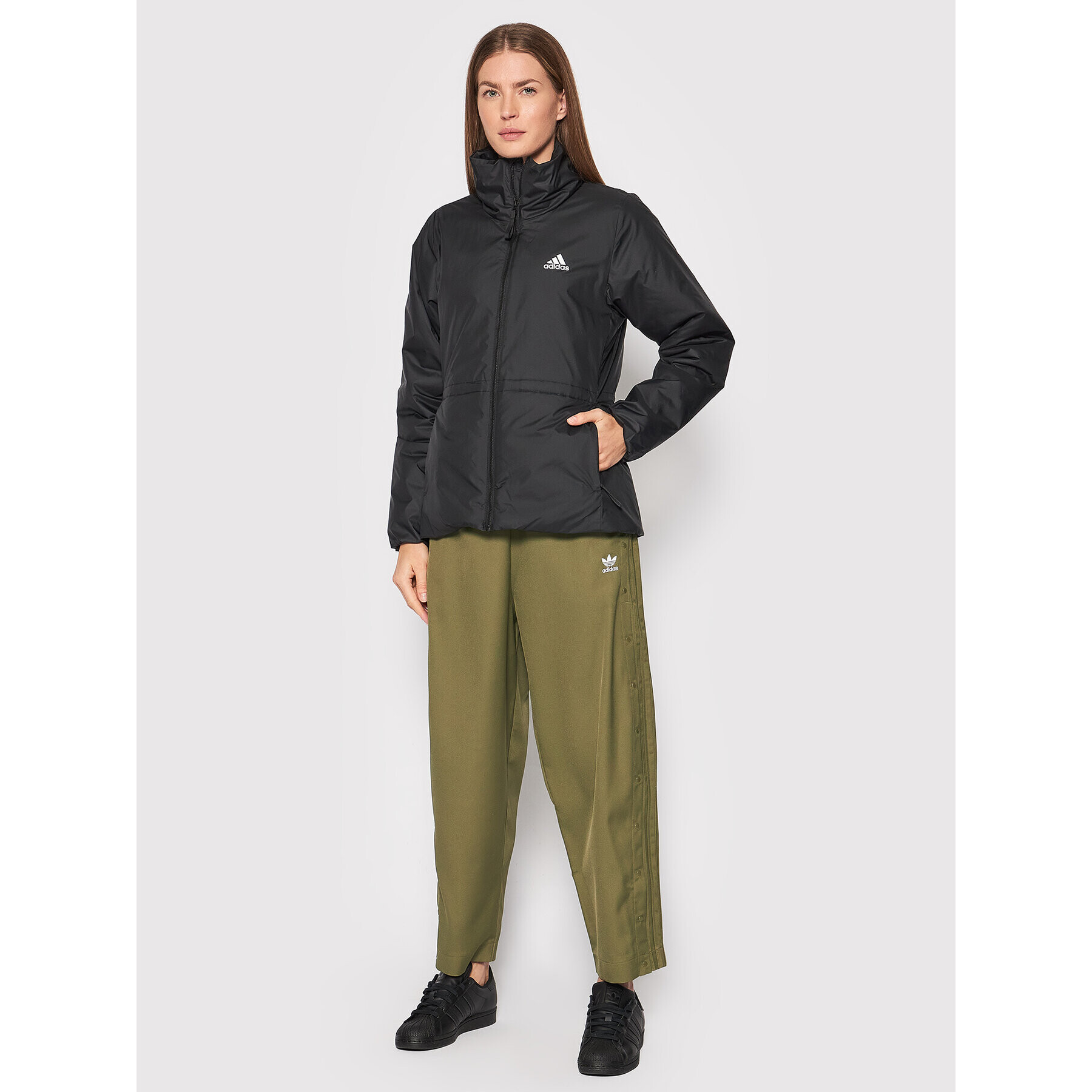 adidas Prechodná bunda BSC Insulated FT2570 Čierna Regular Fit - Pepit.sk