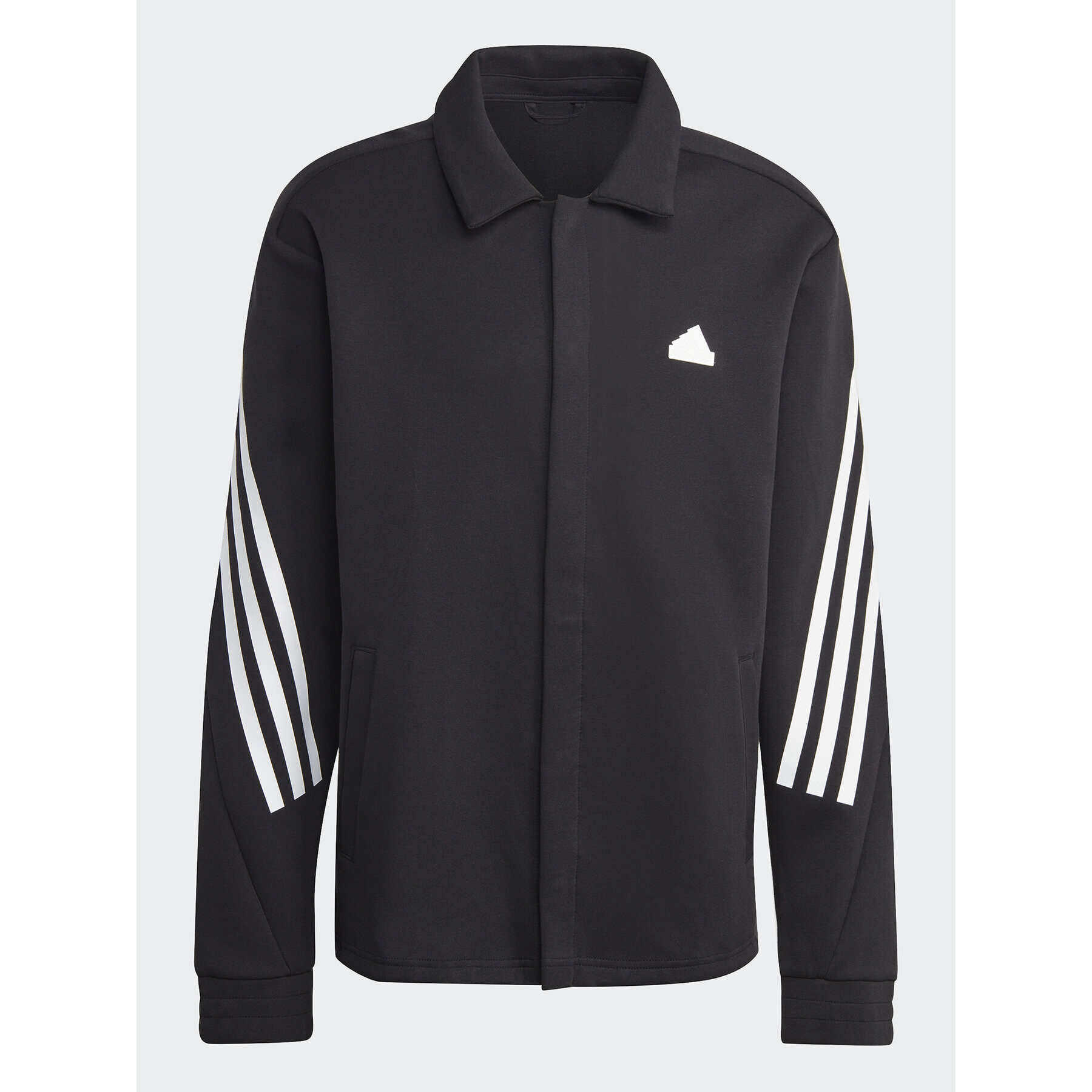 adidas Prechodná bunda Future Icons 3-Stripes IC6726 Čierna Loose Fit - Pepit.sk