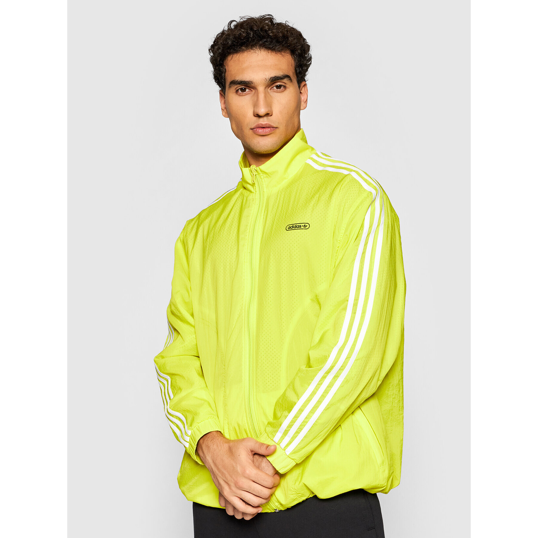 adidas Prechodná bunda Reverse Track GN3818 Žltá Regular Fit - Pepit.sk