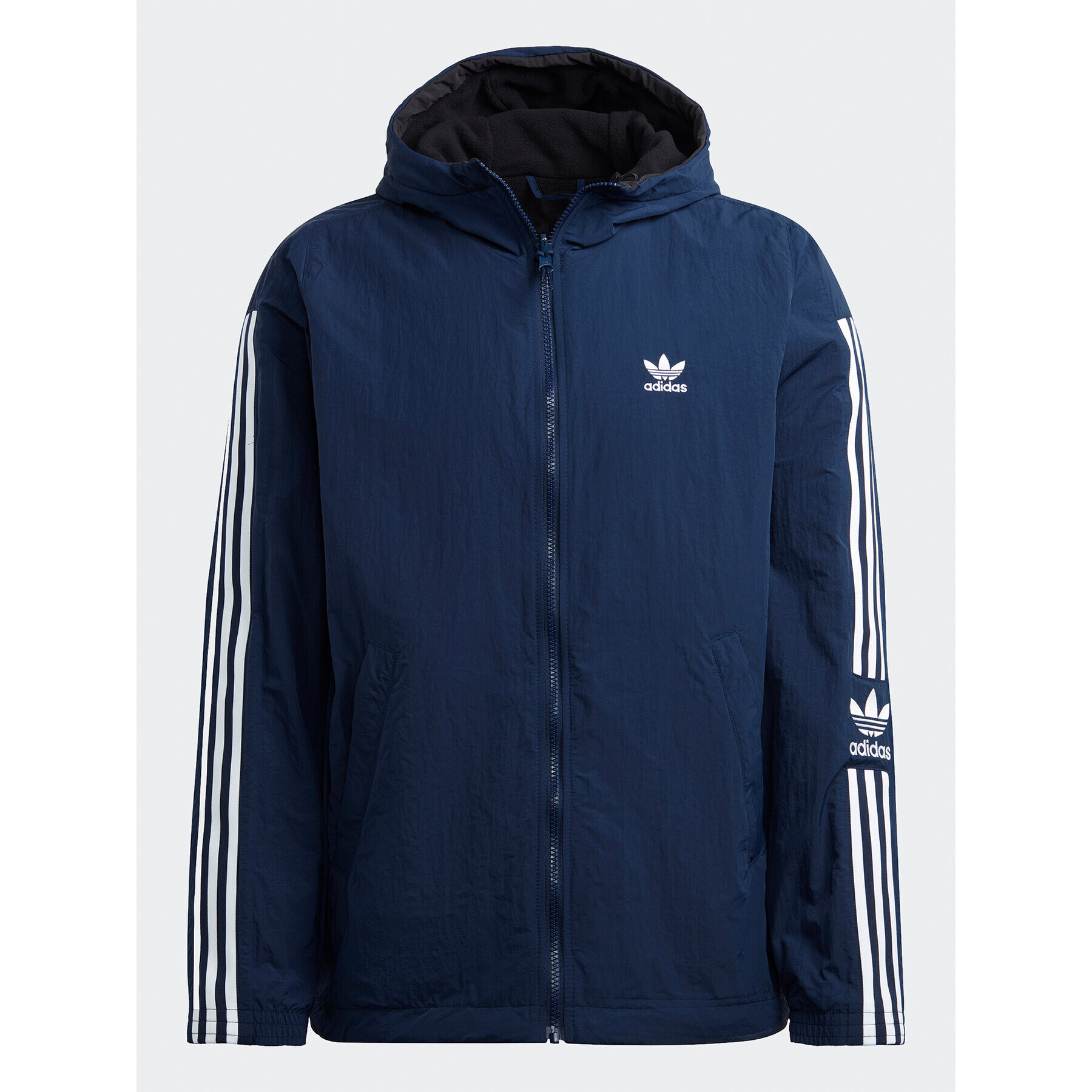 adidas Prechodná bunda Reversible Polar Fleece HL9188 Tmavomodrá Regular Fit - Pepit.sk