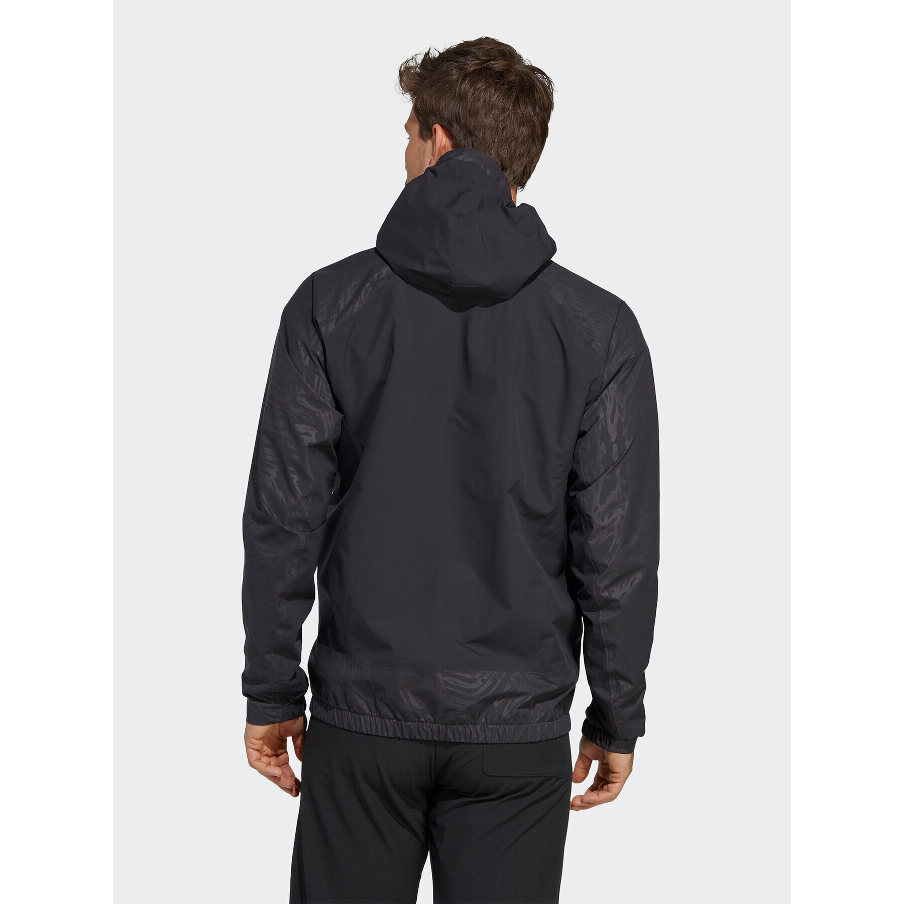 adidas Prechodná bunda Terrex Utilitas RAIN.RDY 2.5-Layer Rain Jacket HN2928 Čierna Regular Fit - Pepit.sk