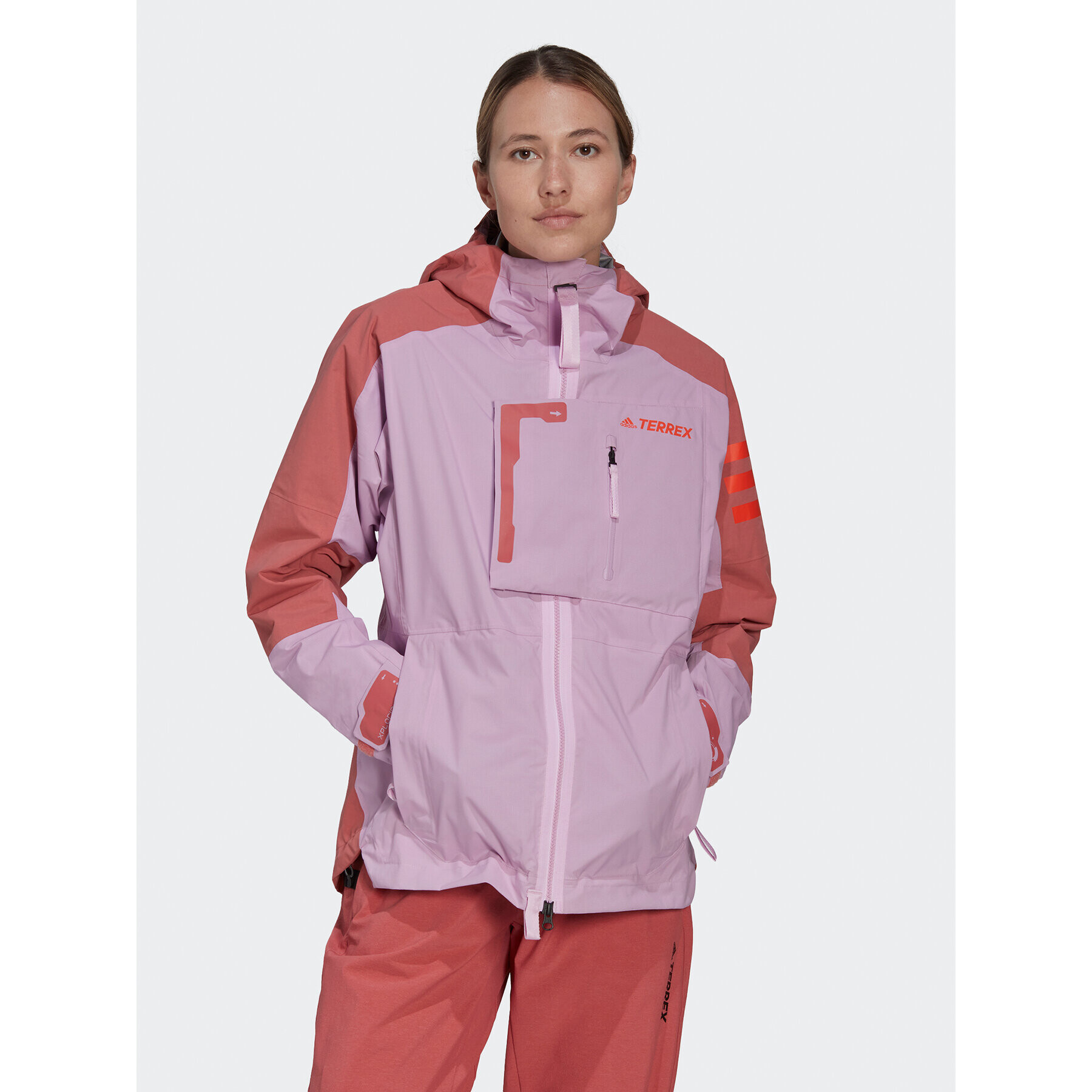 adidas Prechodná bunda Terrex Xploric Rain.Rdy HH9272 Fialová Regular Fit - Pepit.sk