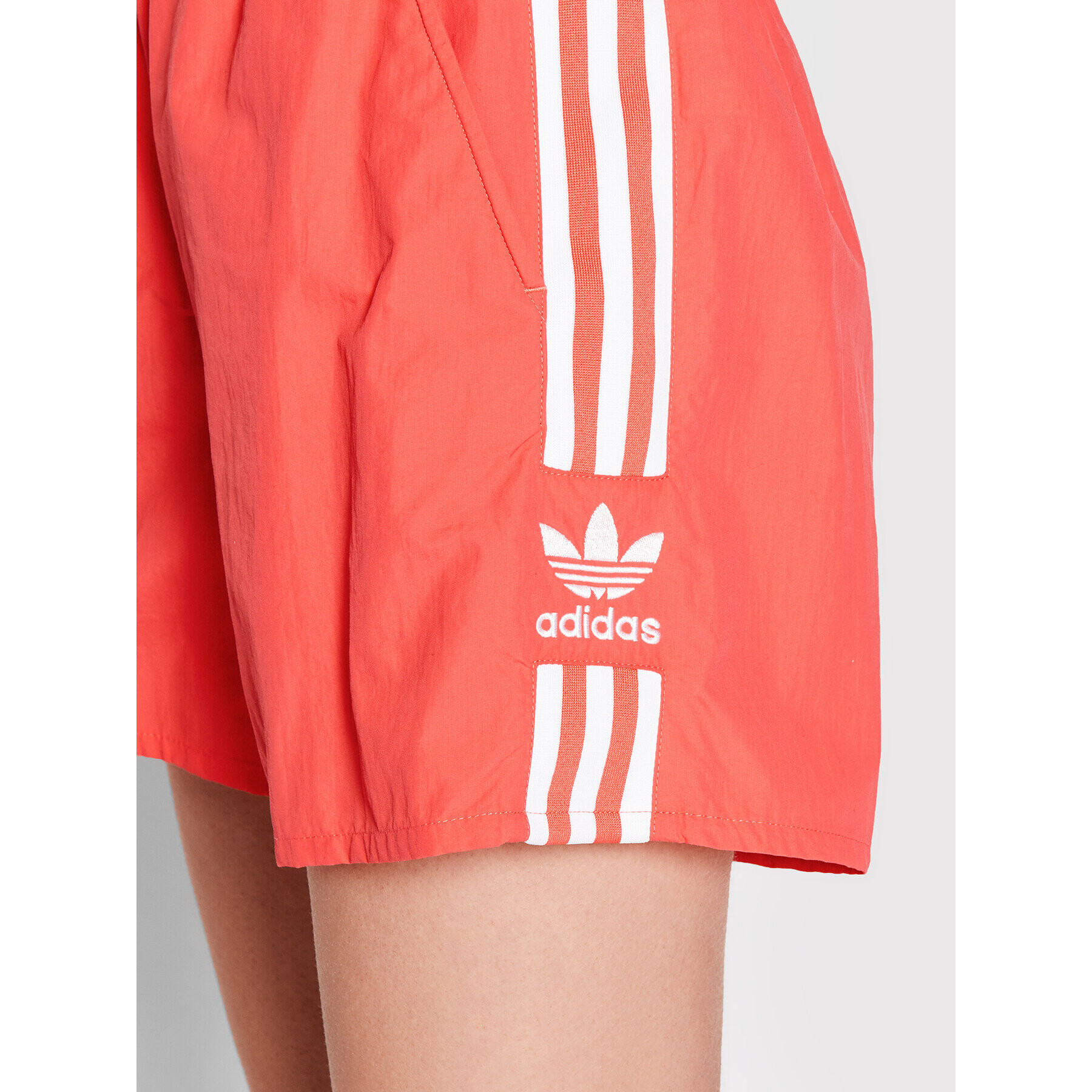 adidas Športové kraťasy 3-Stripes HF7454 Ružová Regular Fit - Pepit.sk