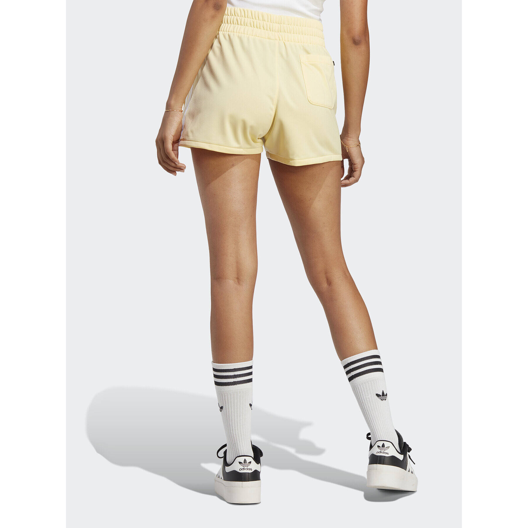 adidas Športové kraťasy 3-Stripes Shorts IB7425 Žltá Regular Fit - Pepit.sk