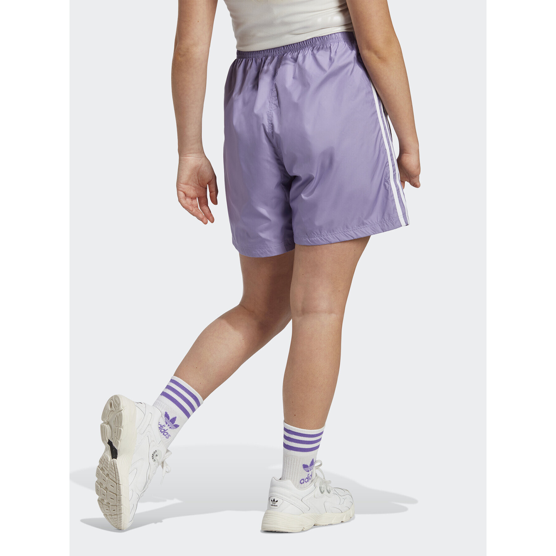 adidas Športové kraťasy Adicolor Classics Ripstop Shorts IB7300 Fialová Regular Fit - Pepit.sk