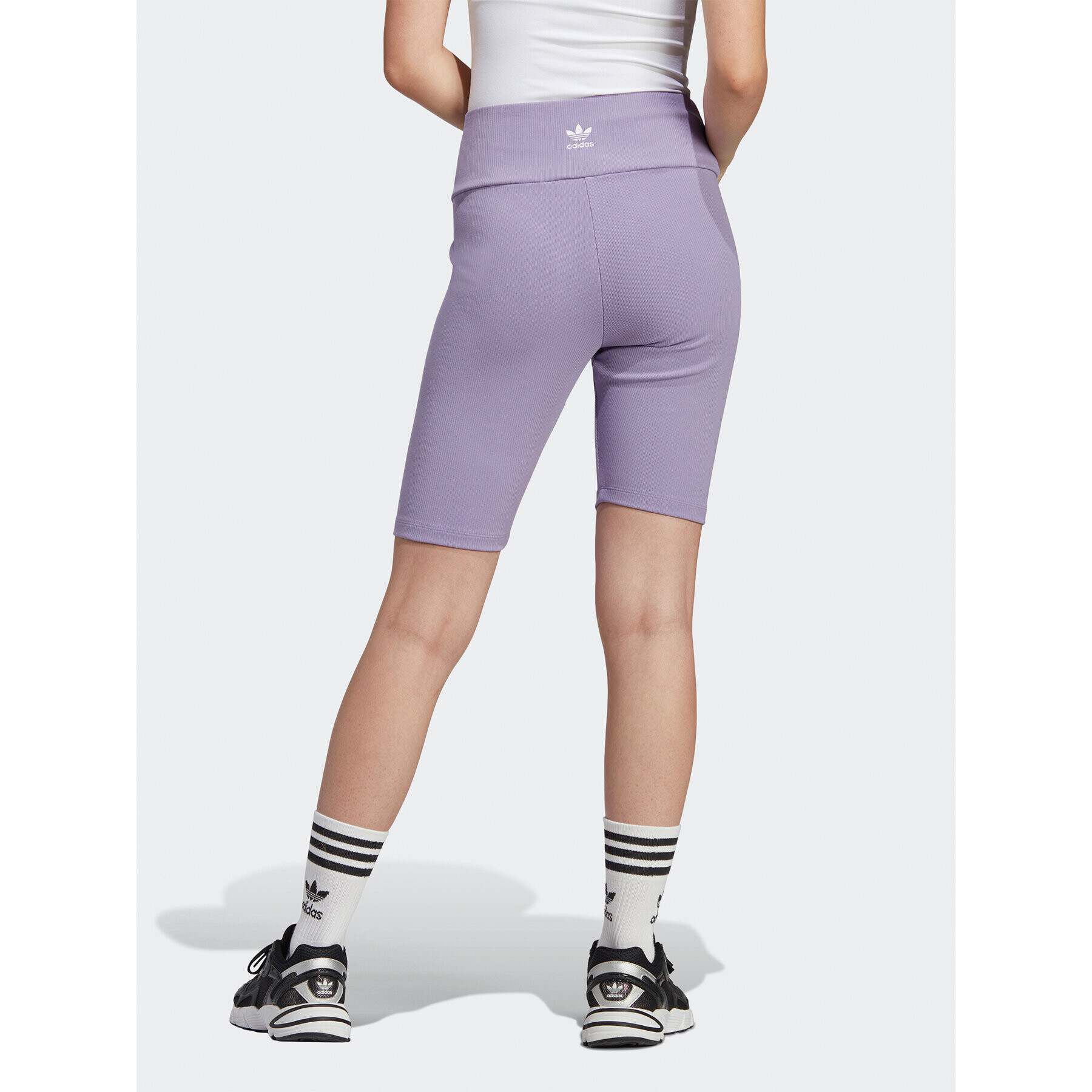 adidas Športové kraťasy Adicolor Essentials Short Leggings HZ7260 Fialová - Pepit.sk