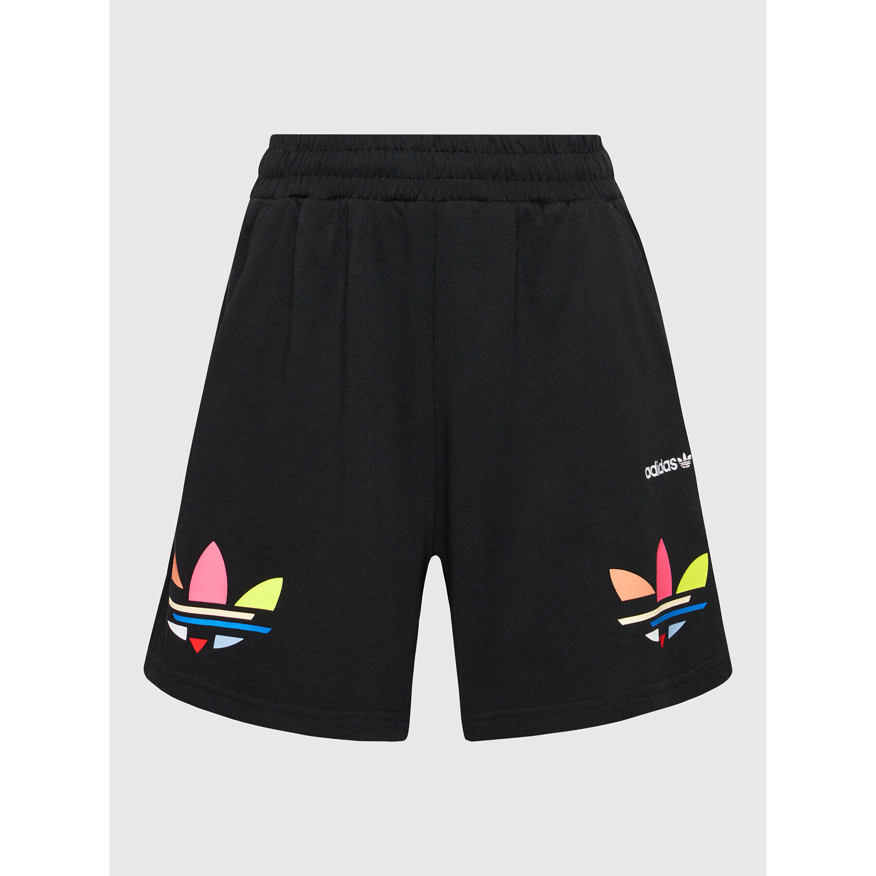 adidas Športové kraťasy adicolor Shattered Trefoil H22849 Čierna Relaxed Fit - Pepit.sk