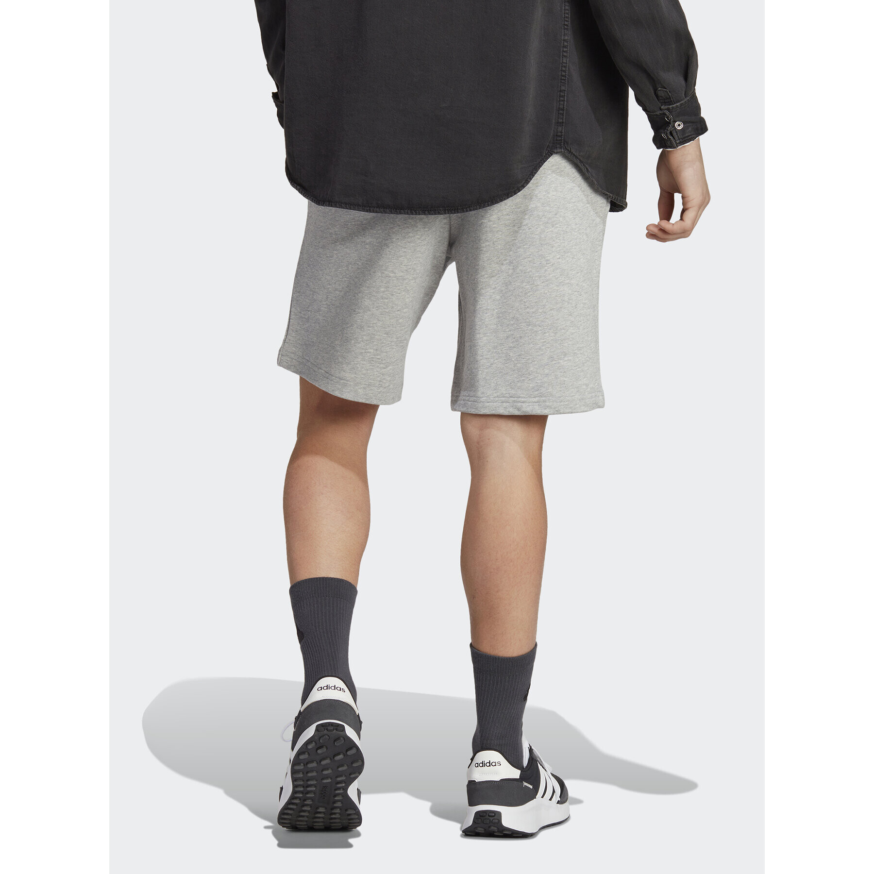 adidas Športové kraťasy ALL SZN French Terry Shorts IC9816 Sivá Regular Fit - Pepit.sk