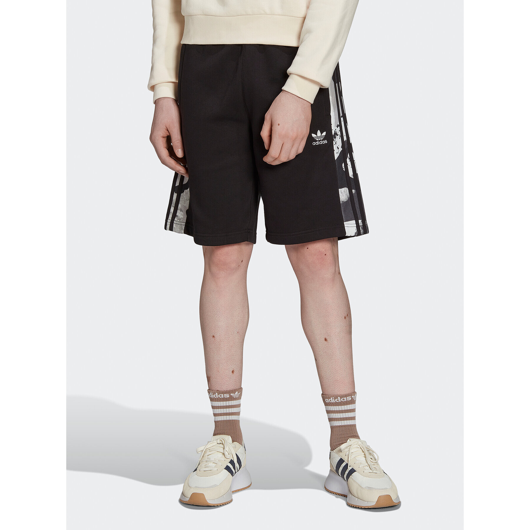 adidas Športové kraťasy Camo Series Shorts HK2812 Čierna Regular Fit - Pepit.sk