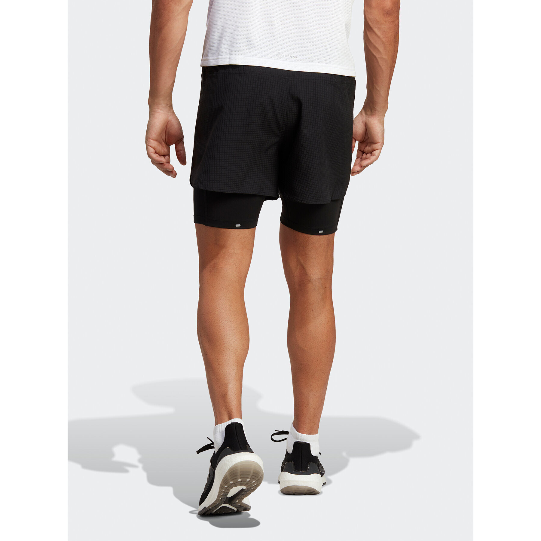 adidas Športové kraťasy Designed for Running 2-in-1 Shorts HN8023 Čierna Regular Fit - Pepit.sk