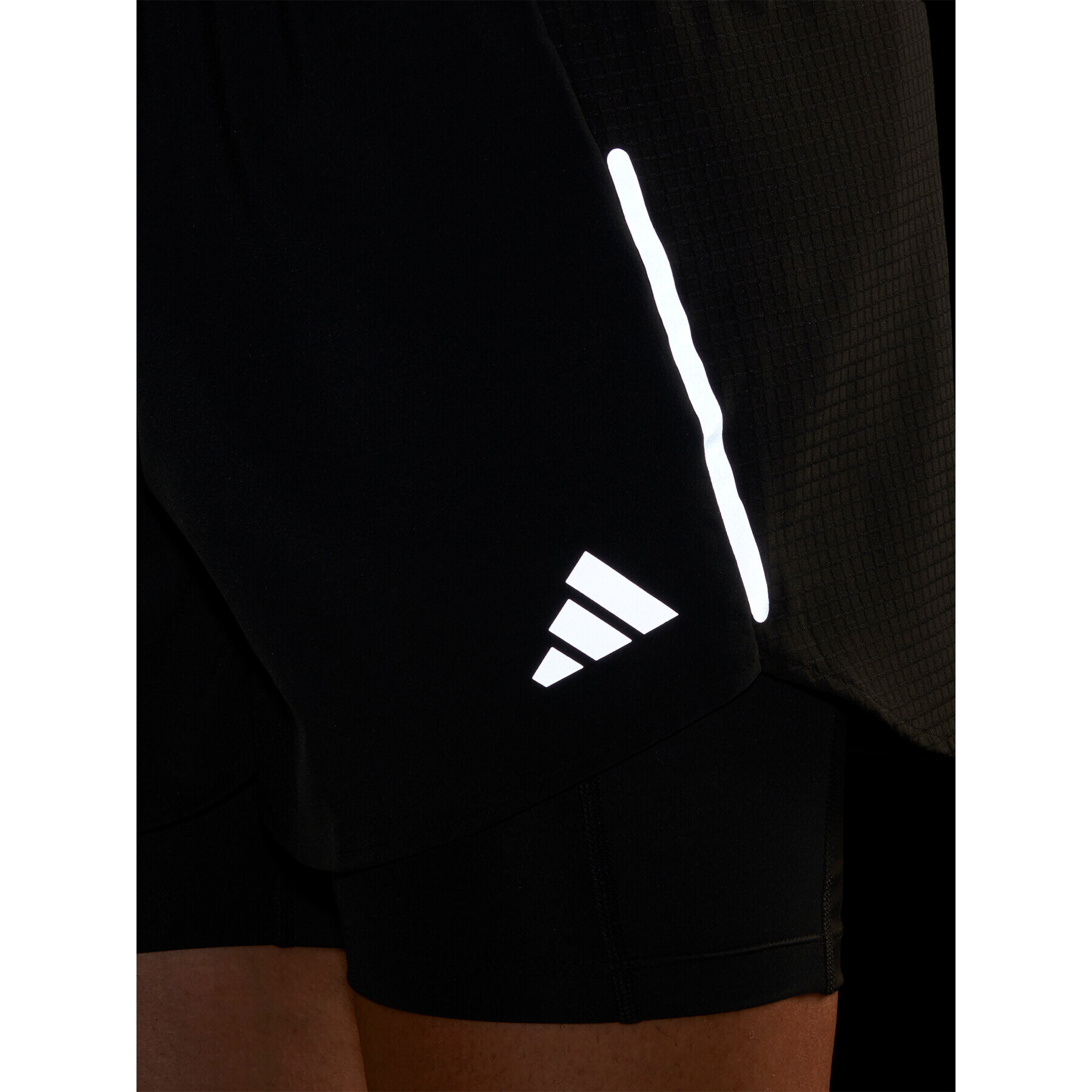 adidas Športové kraťasy Designed for Running 2-in-1 Shorts HN8023 Čierna Regular Fit - Pepit.sk