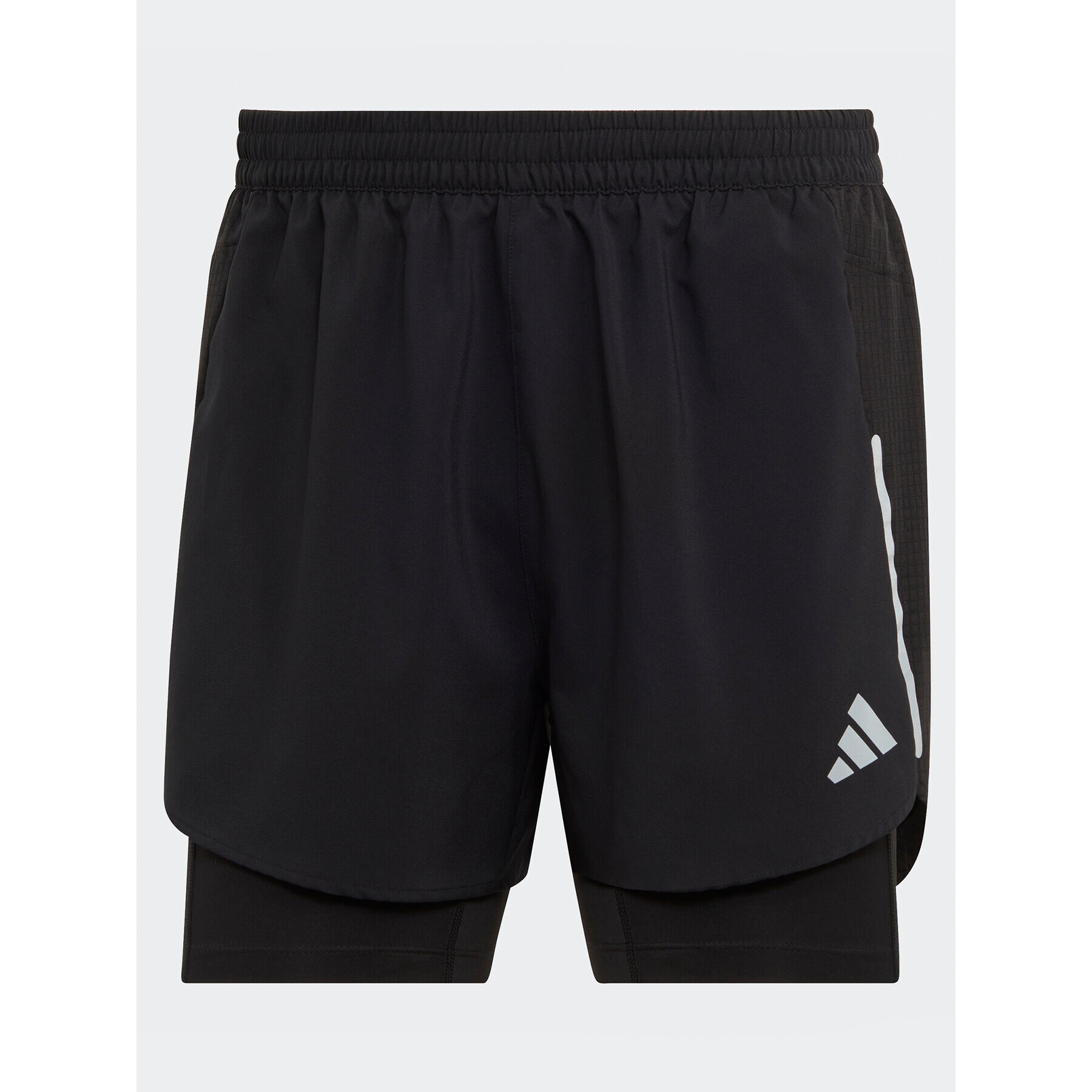 adidas Športové kraťasy Designed for Running 2-in-1 Shorts HN8023 Čierna Regular Fit - Pepit.sk