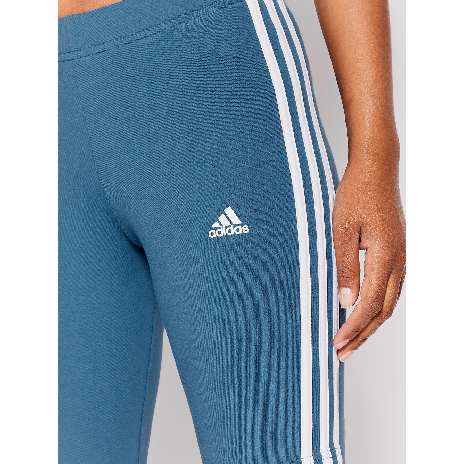 adidas Športové kraťasy Essentials 3-Stripes Bike HD1803 Modrá Slim Fit - Pepit.sk