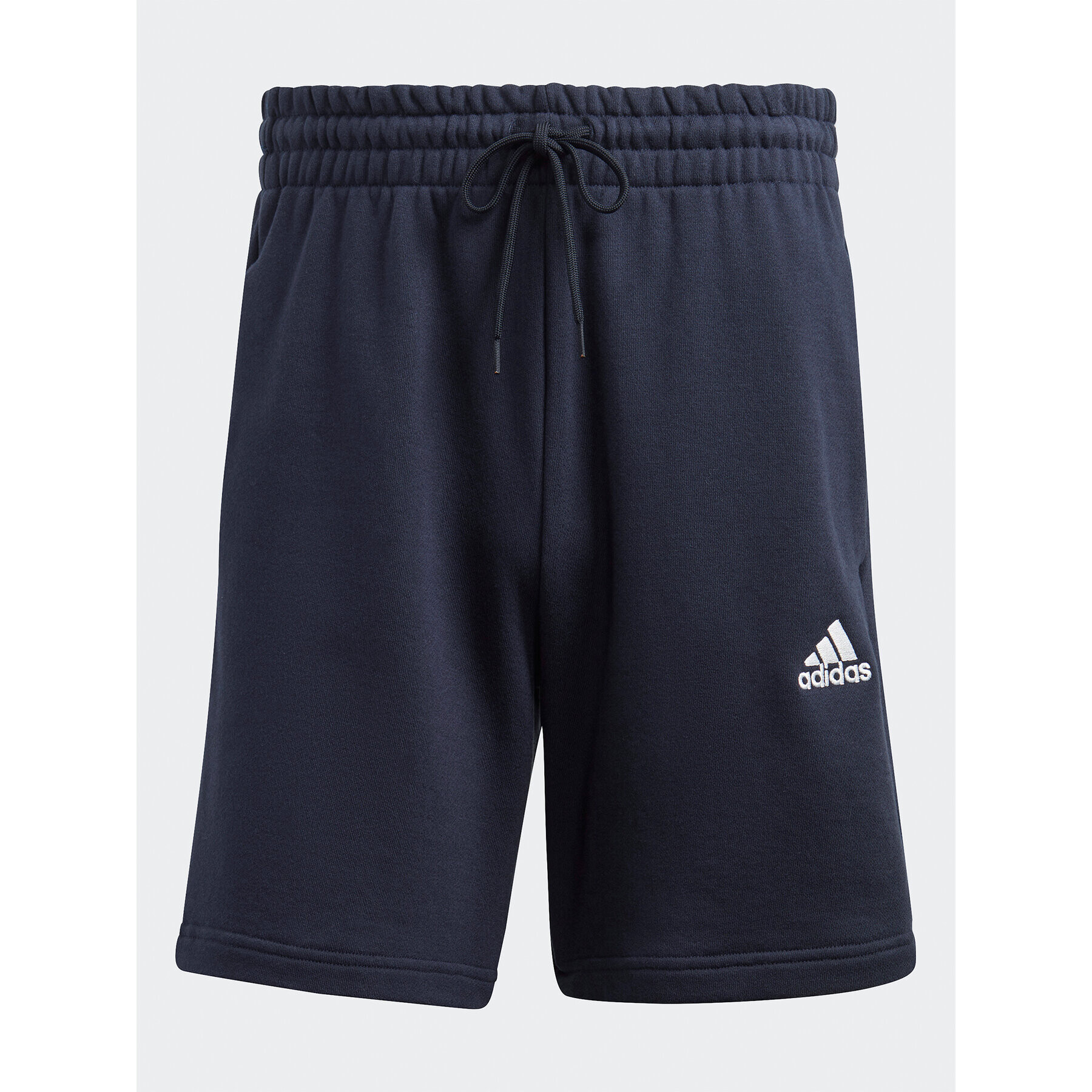 adidas Športové kraťasy Essentials French Terry 3-Stripes Shorts IC9436 Modrá Regular Fit - Pepit.sk