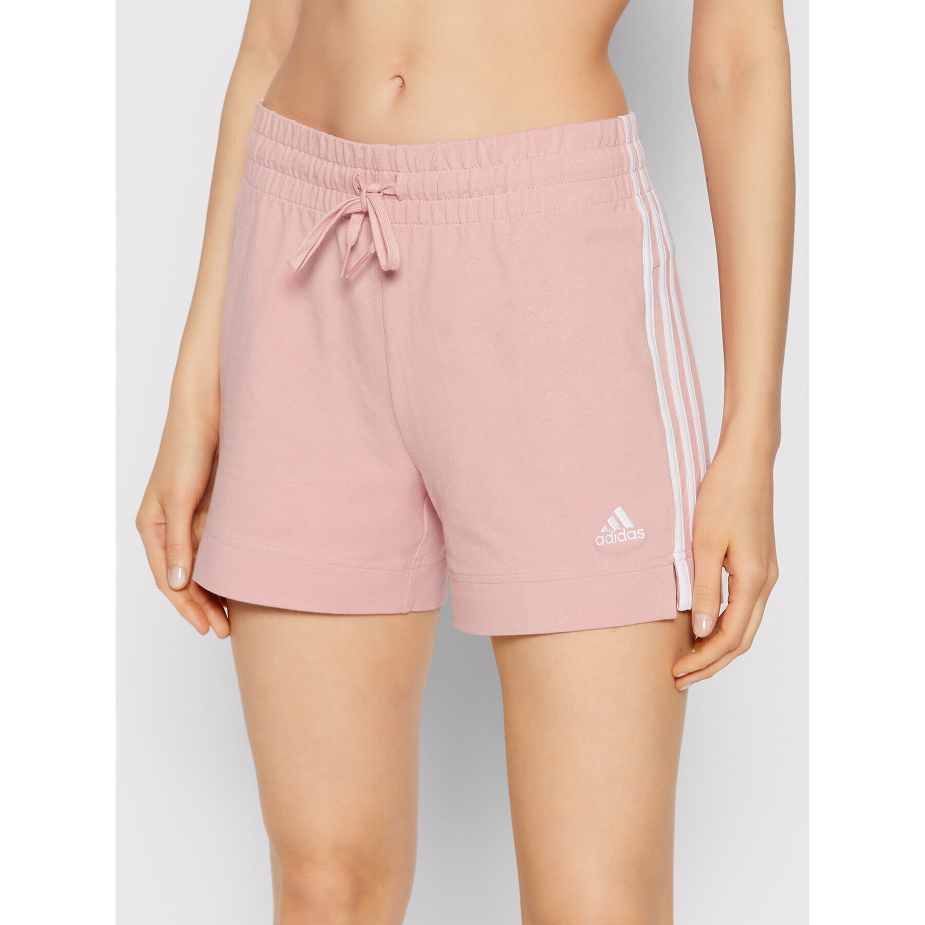 adidas Športové kraťasy Essentials HD1809 Ružová Slim Fit - Pepit.sk