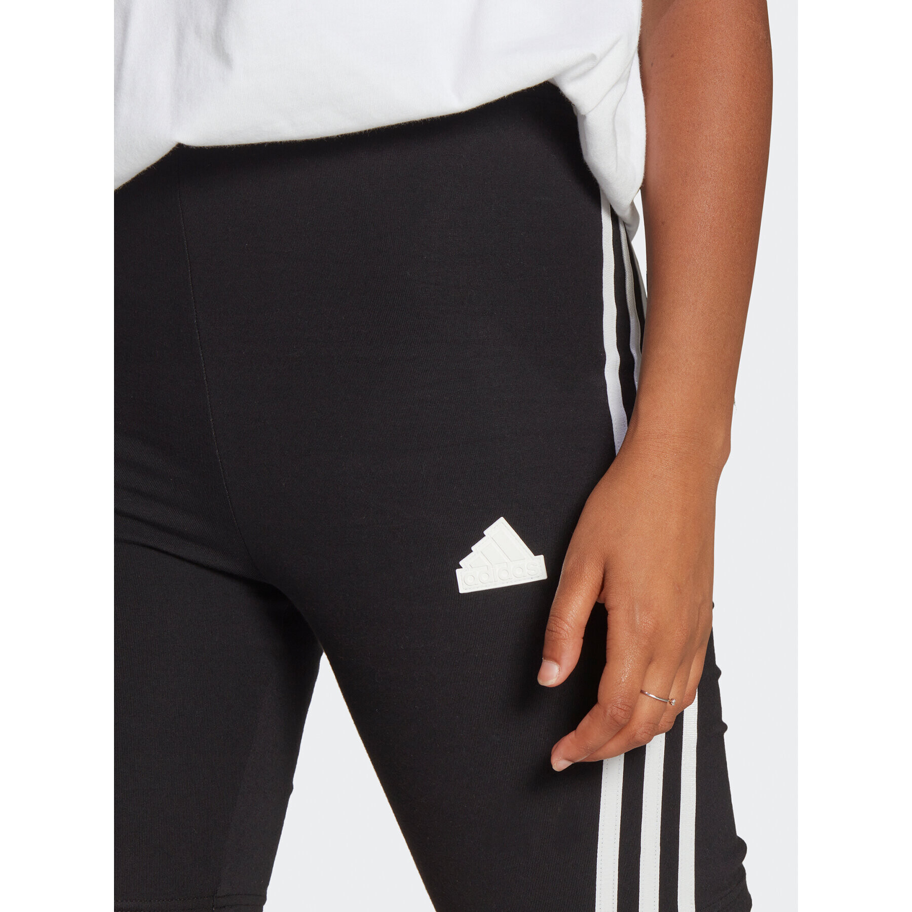 adidas Športové kraťasy Future Icons 3-Stripes Bike Shorts HT4718 Čierna Slim Fit - Pepit.sk