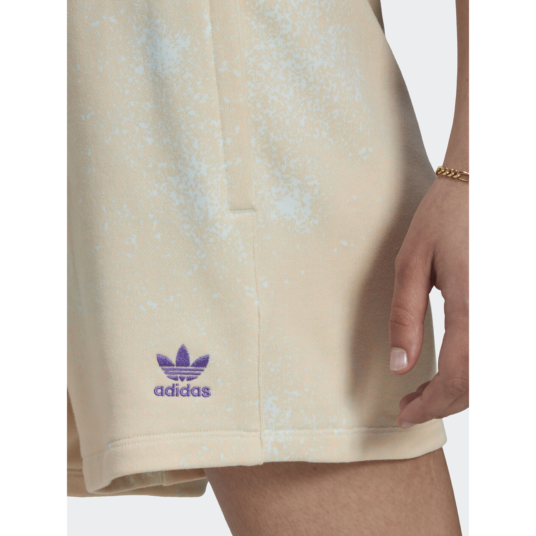 adidas Športové kraťasy HL6610 Oranžová Relaxed Fit - Pepit.sk