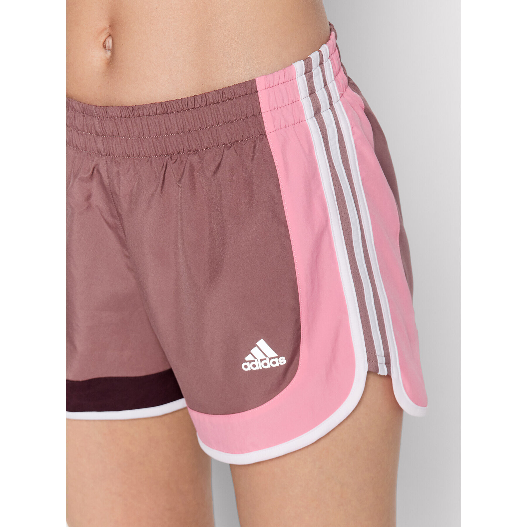 adidas Športové kraťasy Marathon 20 Colourblock HL1452 Fialová Slim Fit - Pepit.sk