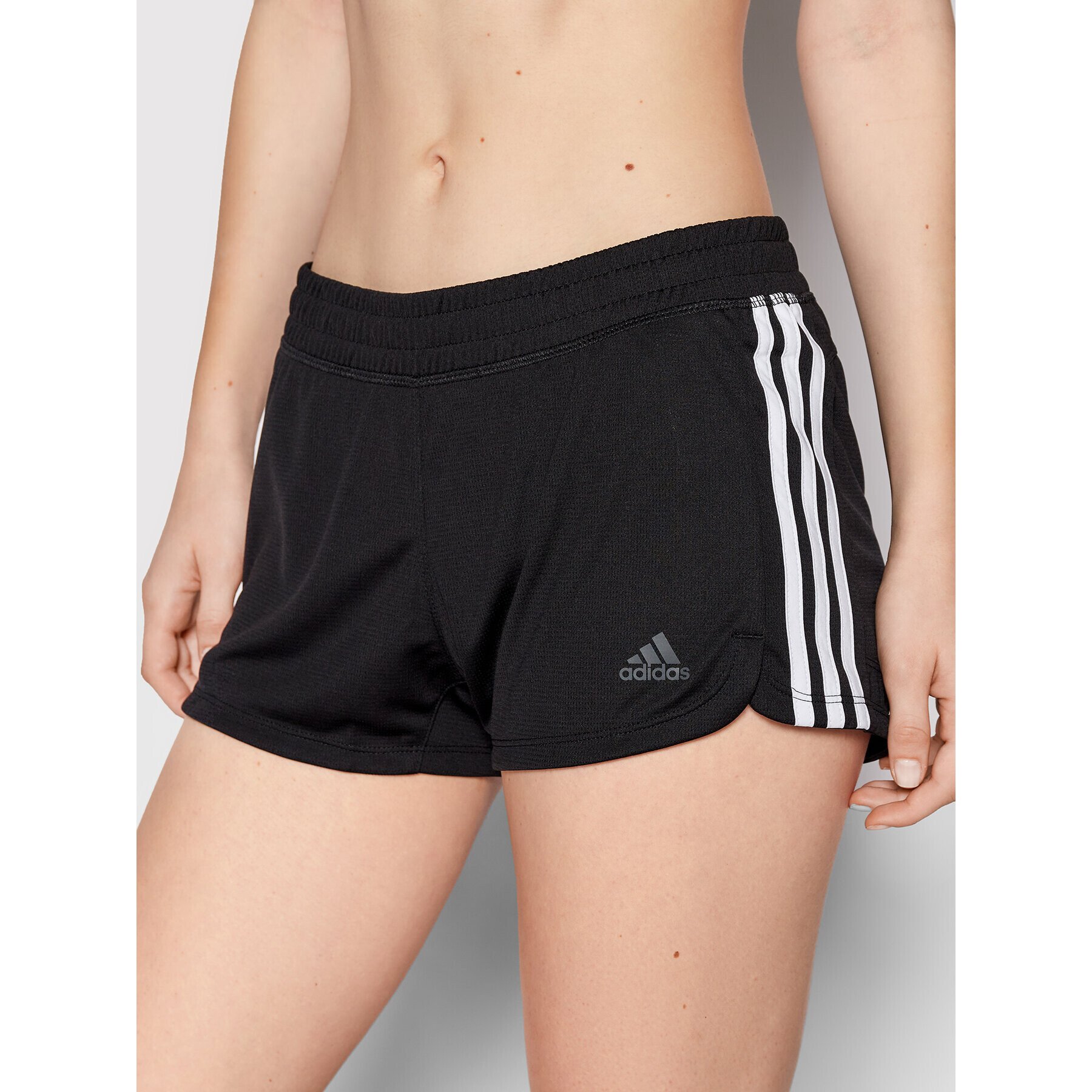 adidas Športové kraťasy Pacer 3-Stripes DU3502 Čierna Regular Fit - Pepit.sk