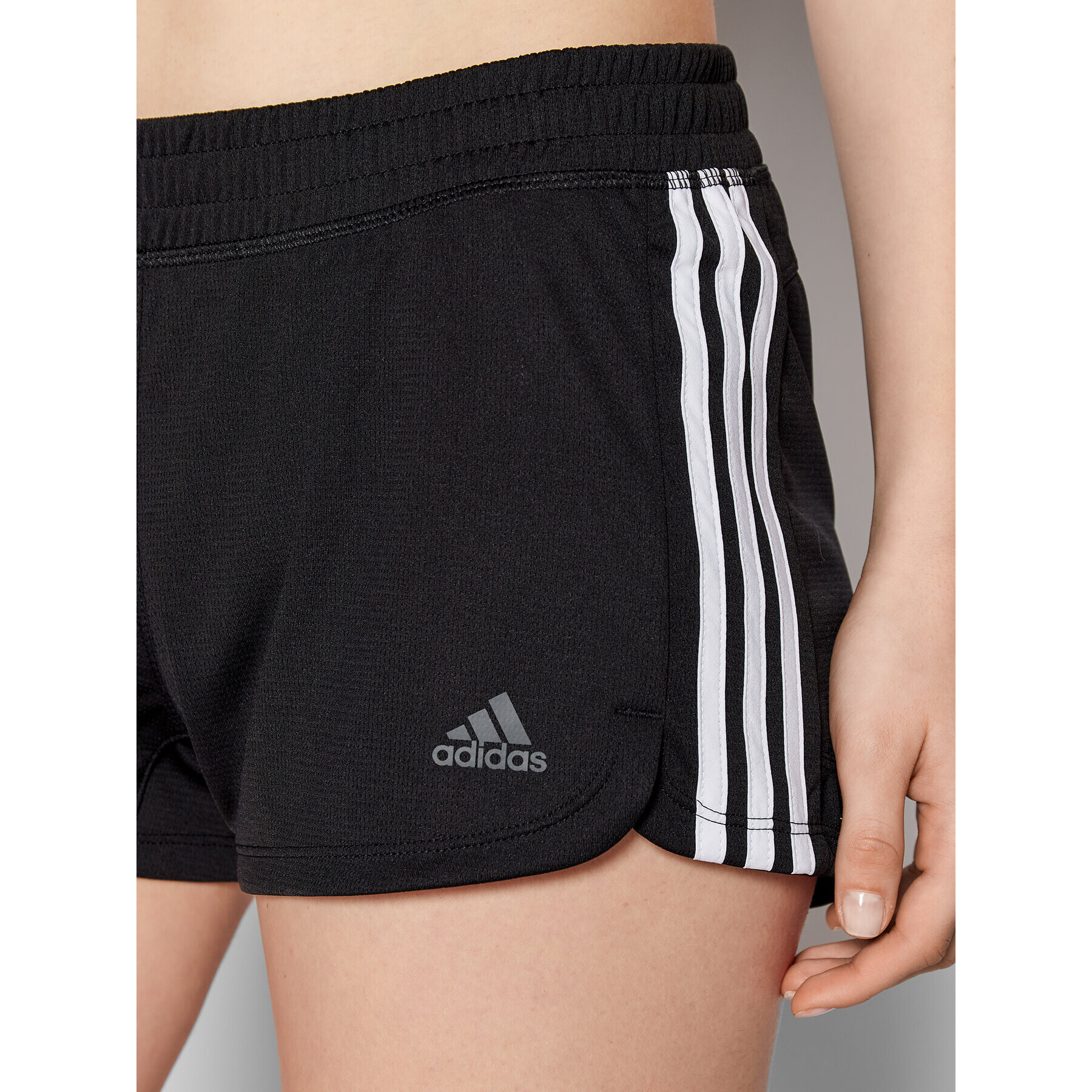 adidas Športové kraťasy Pacer 3-Stripes DU3502 Čierna Regular Fit - Pepit.sk