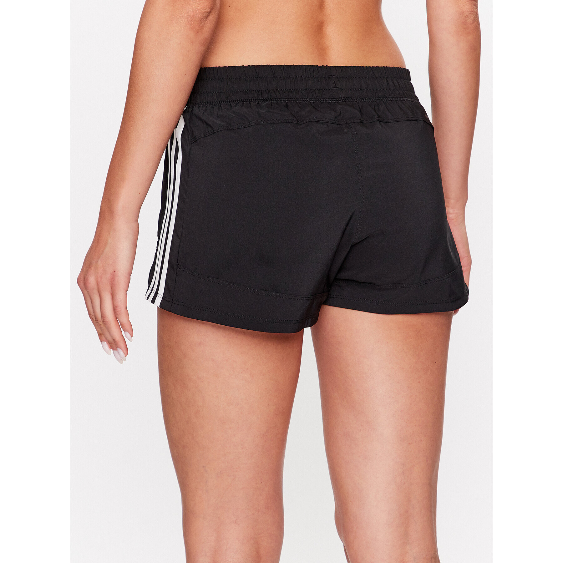 adidas Športové kraťasy Pacer 3-Stripes Woven Shorts GH8146 Čierna Regular Fit - Pepit.sk