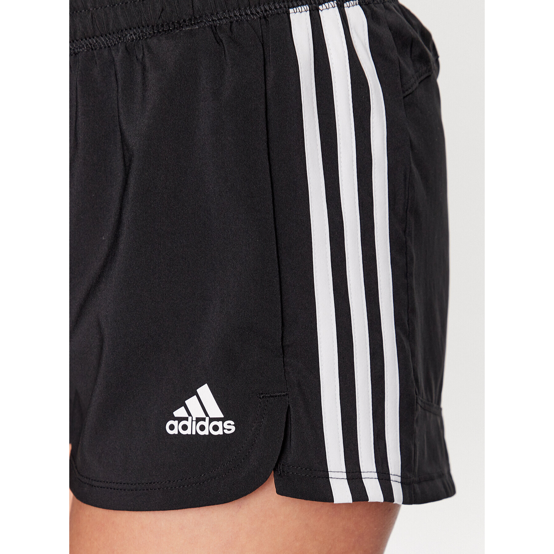 adidas Športové kraťasy Pacer 3-Stripes Woven Shorts GH8146 Čierna Regular Fit - Pepit.sk