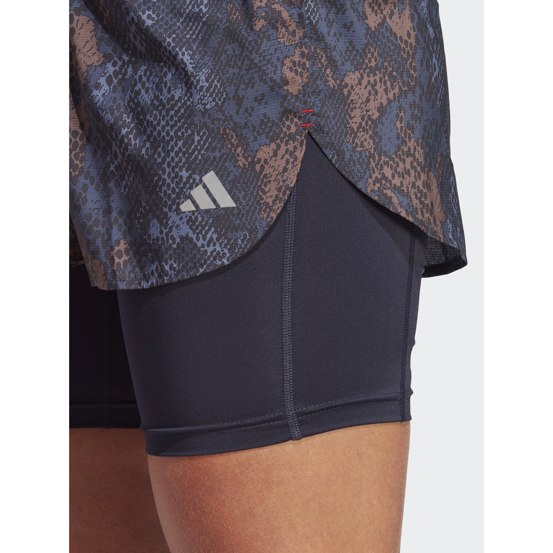 adidas Športové kraťasy Run Fast 2-in-1 Shorts HS8612 Čierna Slim Fit - Pepit.sk