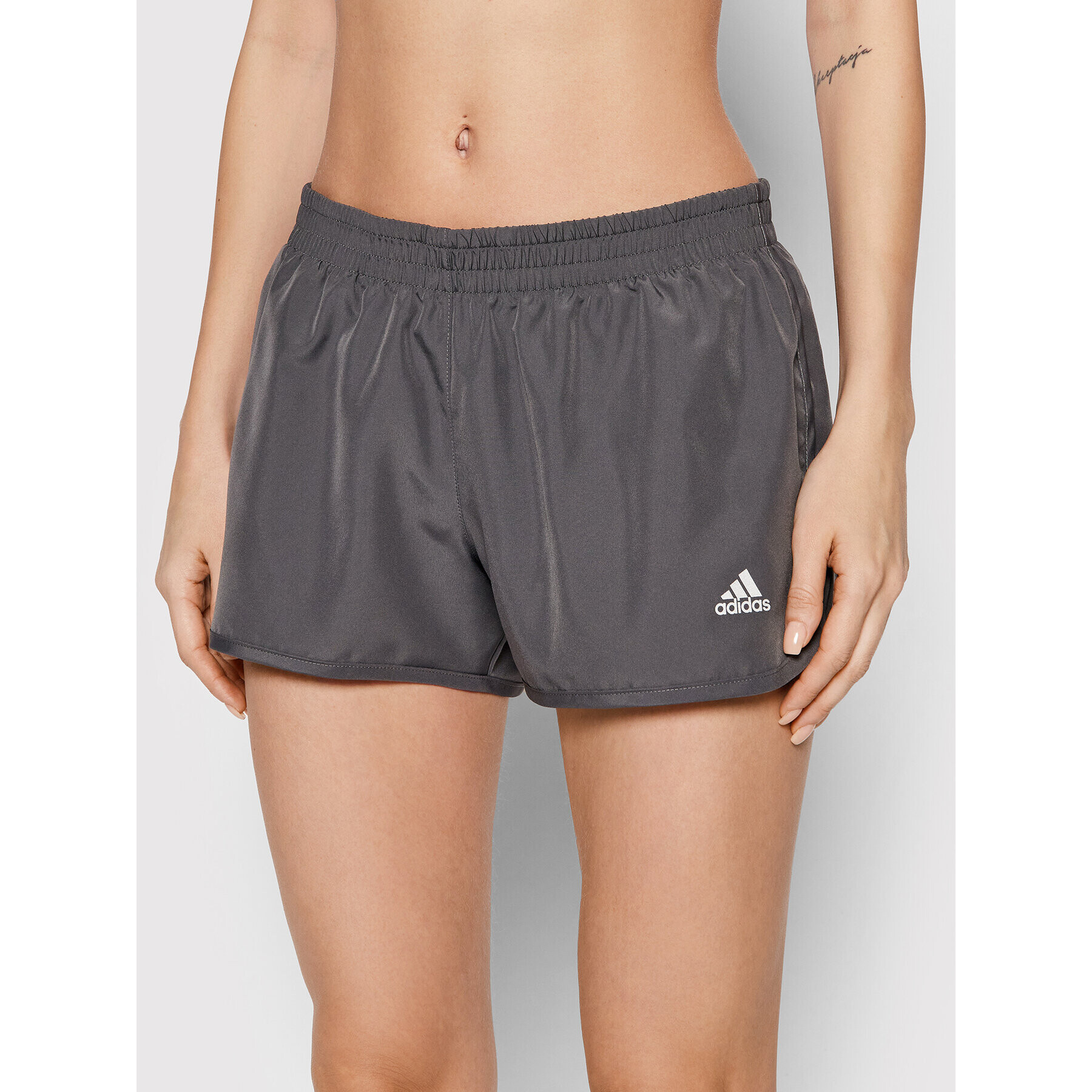 adidas Športové kraťasy Run FR8374 Sivá Regular Fit - Pepit.sk