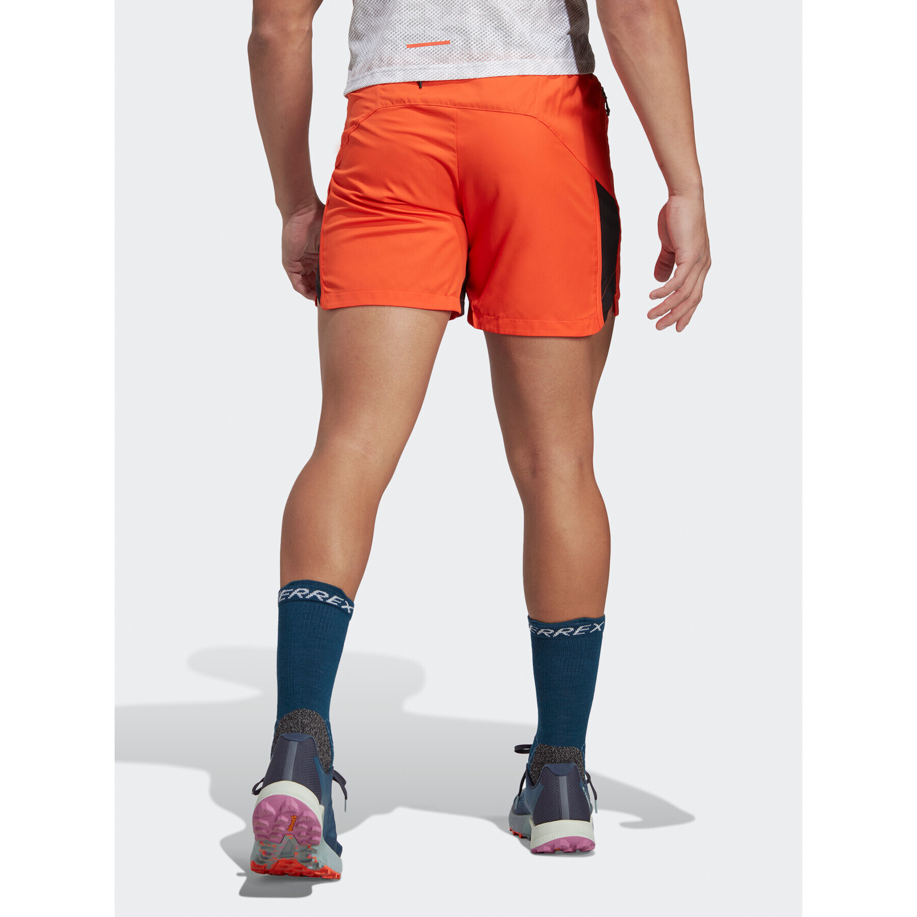 adidas Športové kraťasy TERREX TRAIL RUNNING SHORTS HS9551 Oranžová Slim Fit - Pepit.sk