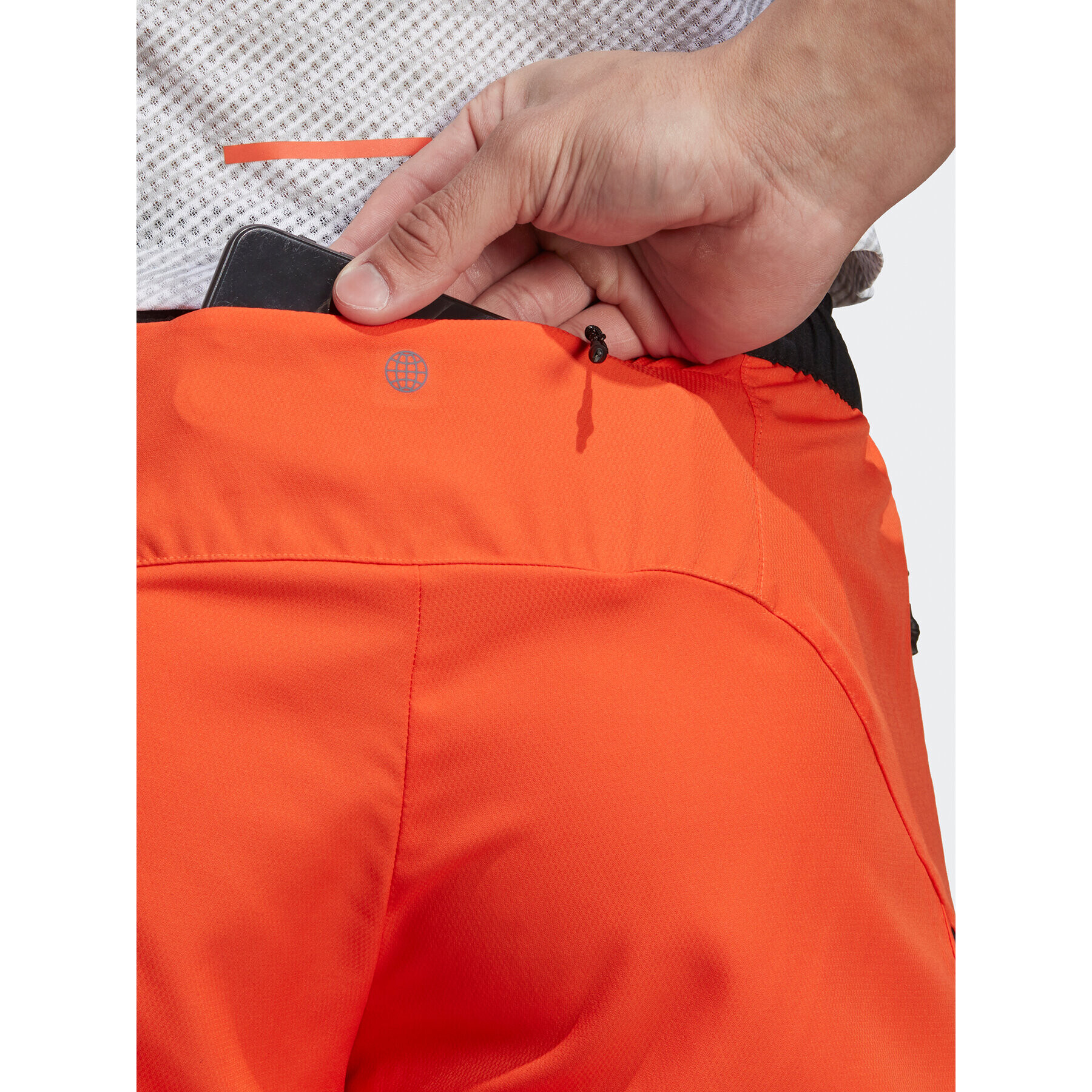 adidas Športové kraťasy TERREX TRAIL RUNNING SHORTS HS9551 Oranžová Slim Fit - Pepit.sk