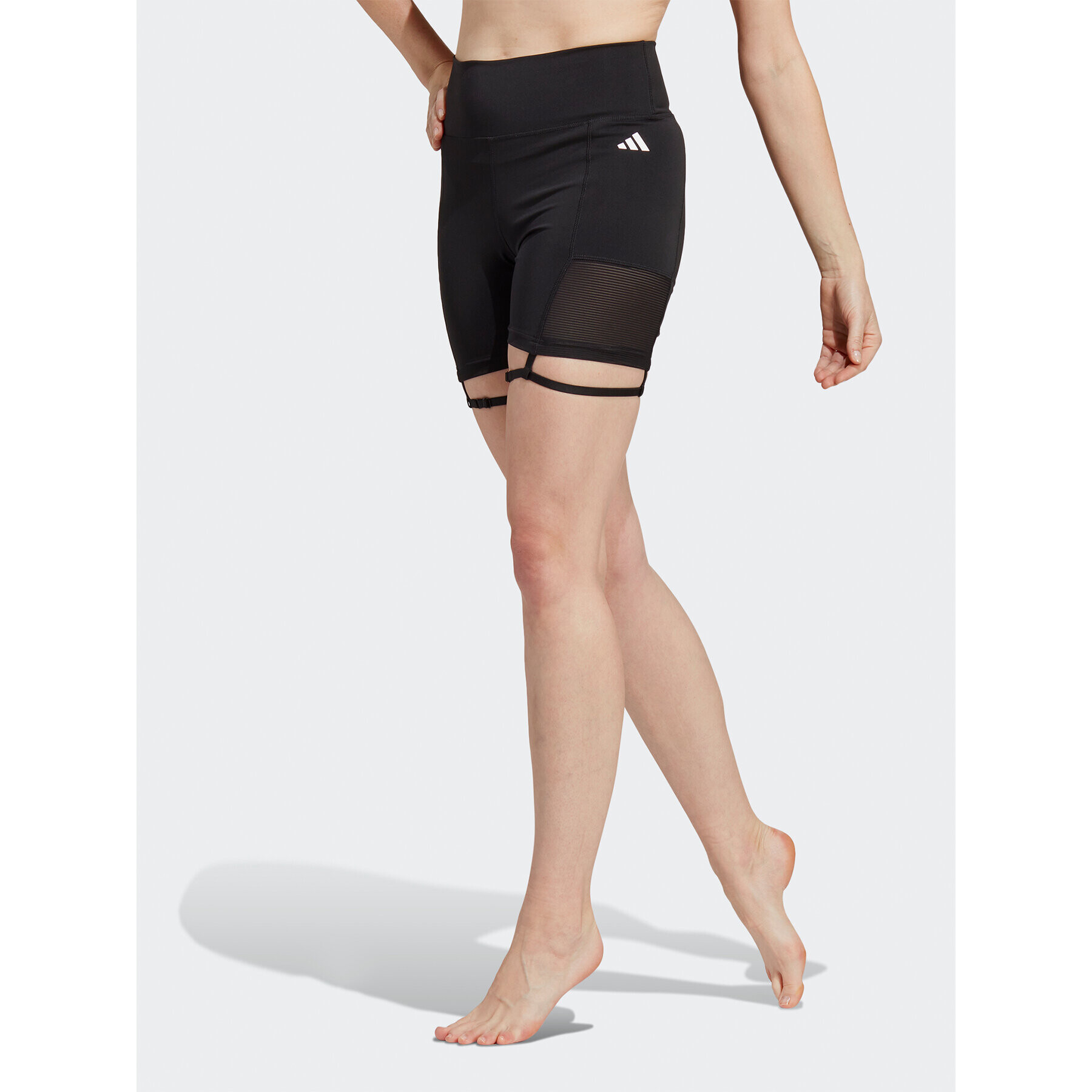 adidas Športové kraťasy Train Essentials Dance High-Waisted Short Leggings HT5429 Čierna - Pepit.sk