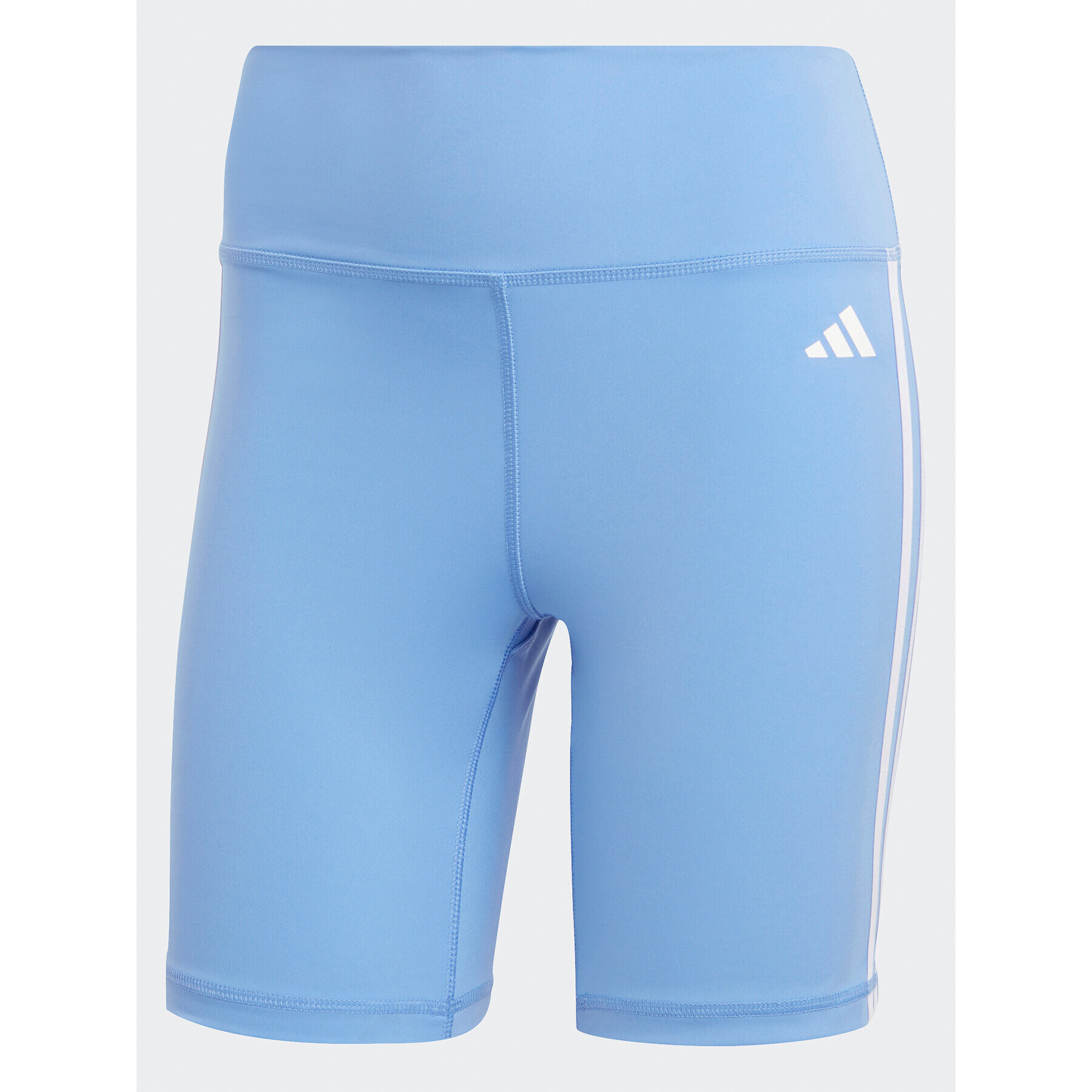 adidas Športové kraťasy Training Essentials 3-Stripes High-Waisted Short Leggings IC8311 Modrá - Pepit.sk