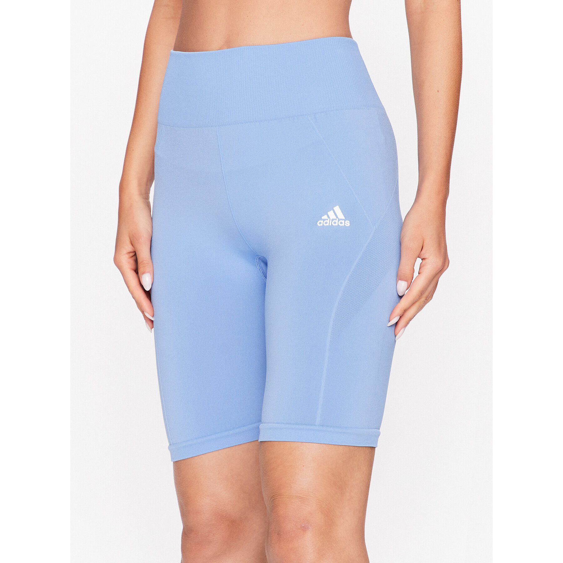 adidas Športové kraťasy Training Seamless Short Leggings H49584 Modrá - Pepit.sk